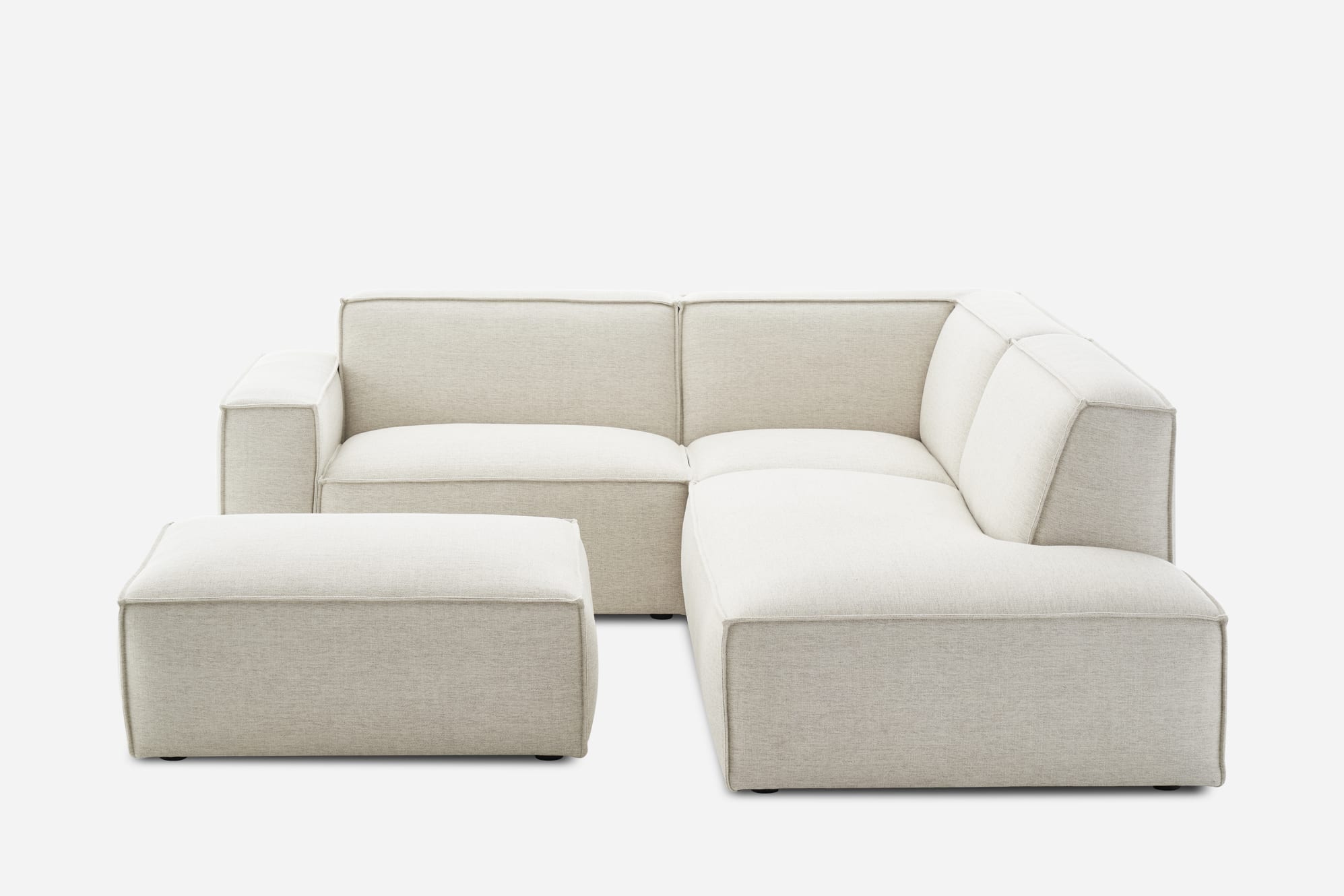Jonathan Side Chaise Sectional Sofa with Ottoman 2