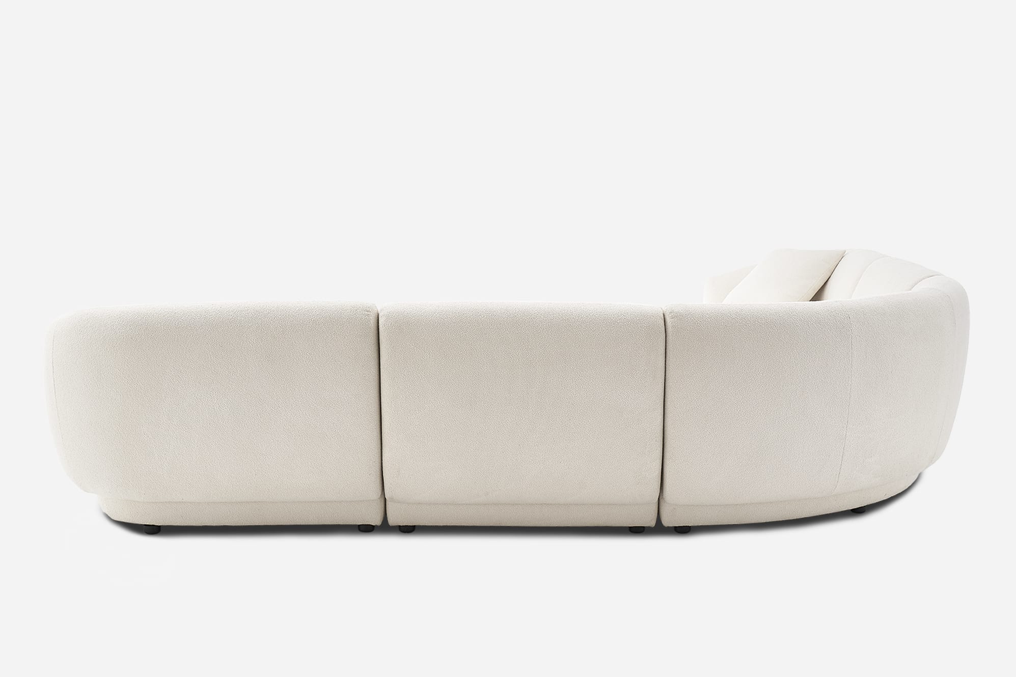 Auburn Performance Fabric Extended L-Shape Sectional Sofa 11