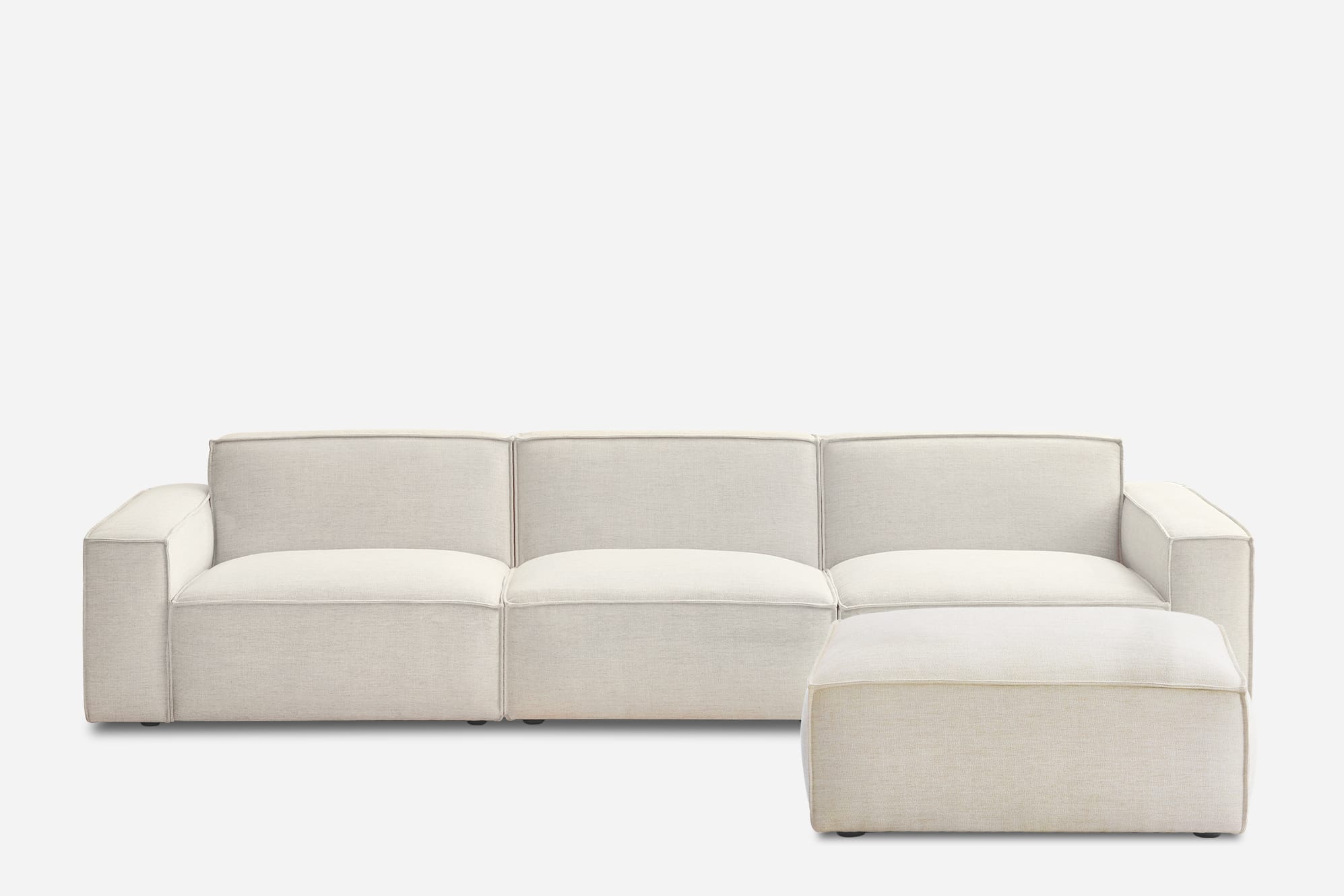 Jonathan Extended Sofa with Ottoman 2