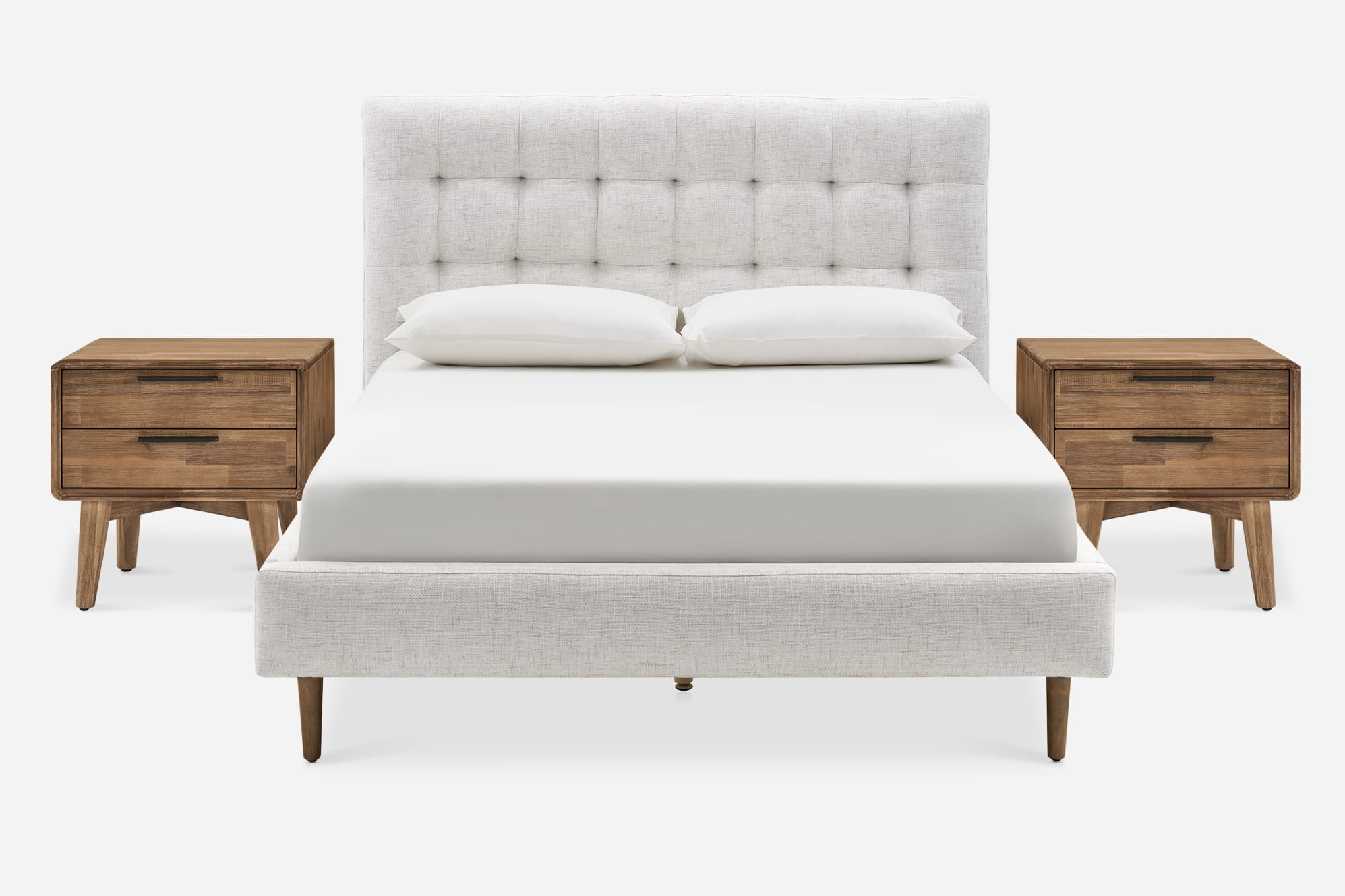 Madison Bed with Seb Bedside Table Set 1
