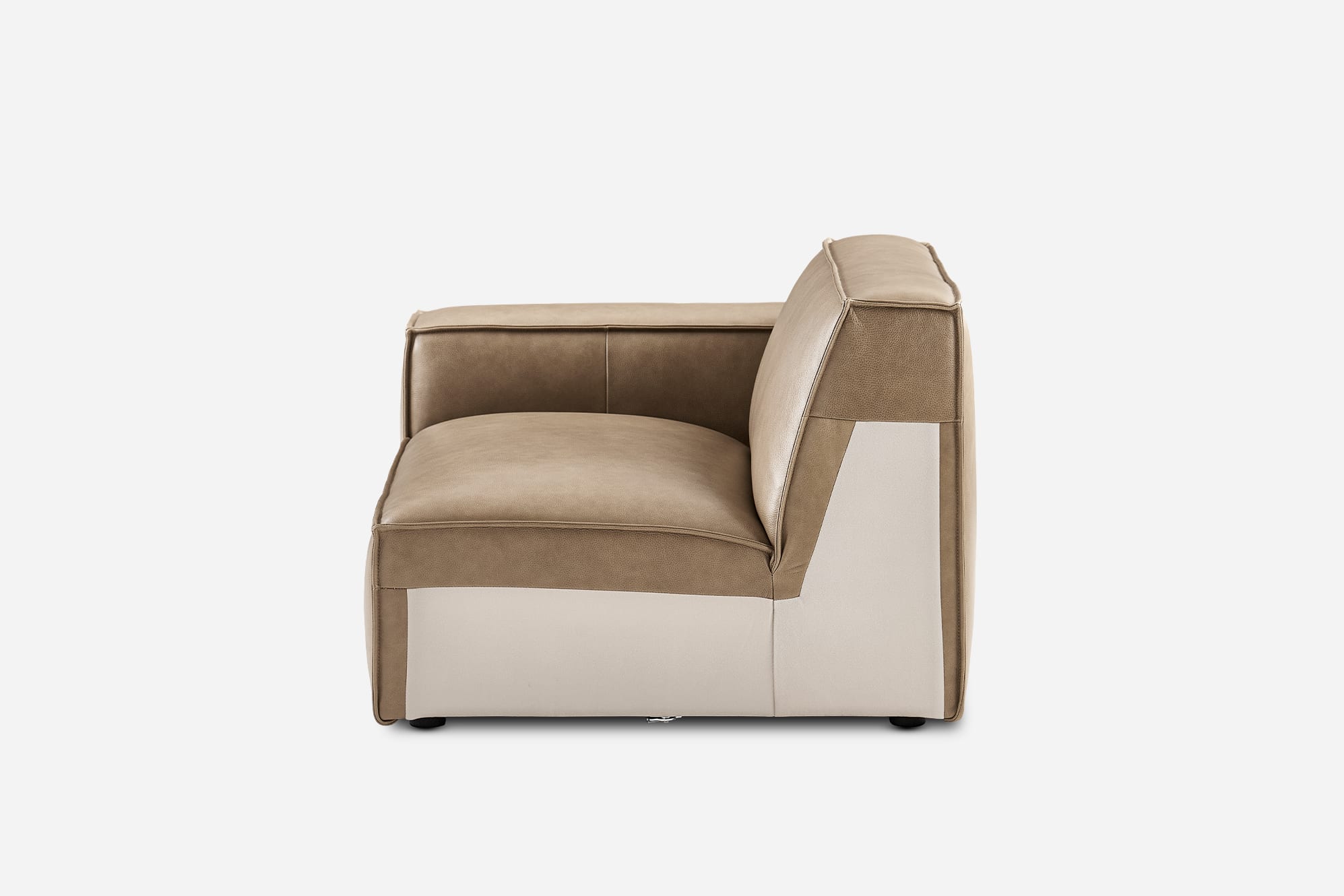 Jonathan Leather Left Arm Sofa 11
