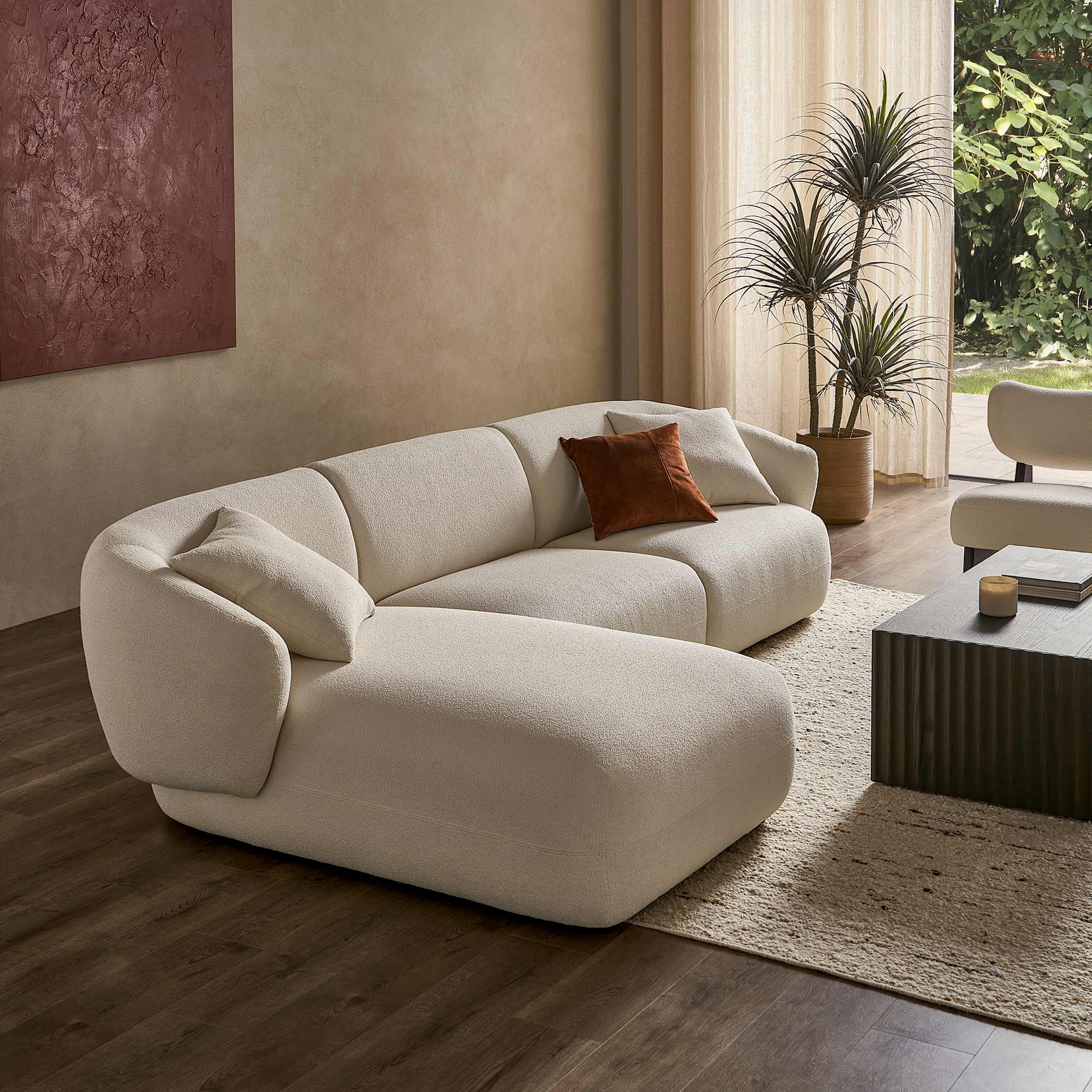 Auburn Performance Fabric Left Arm Chaise 3