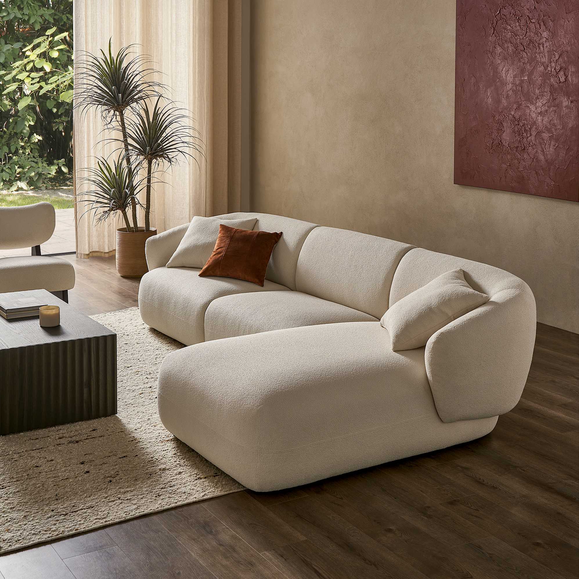 Auburn Performance Fabric Right Arm Chaise 3