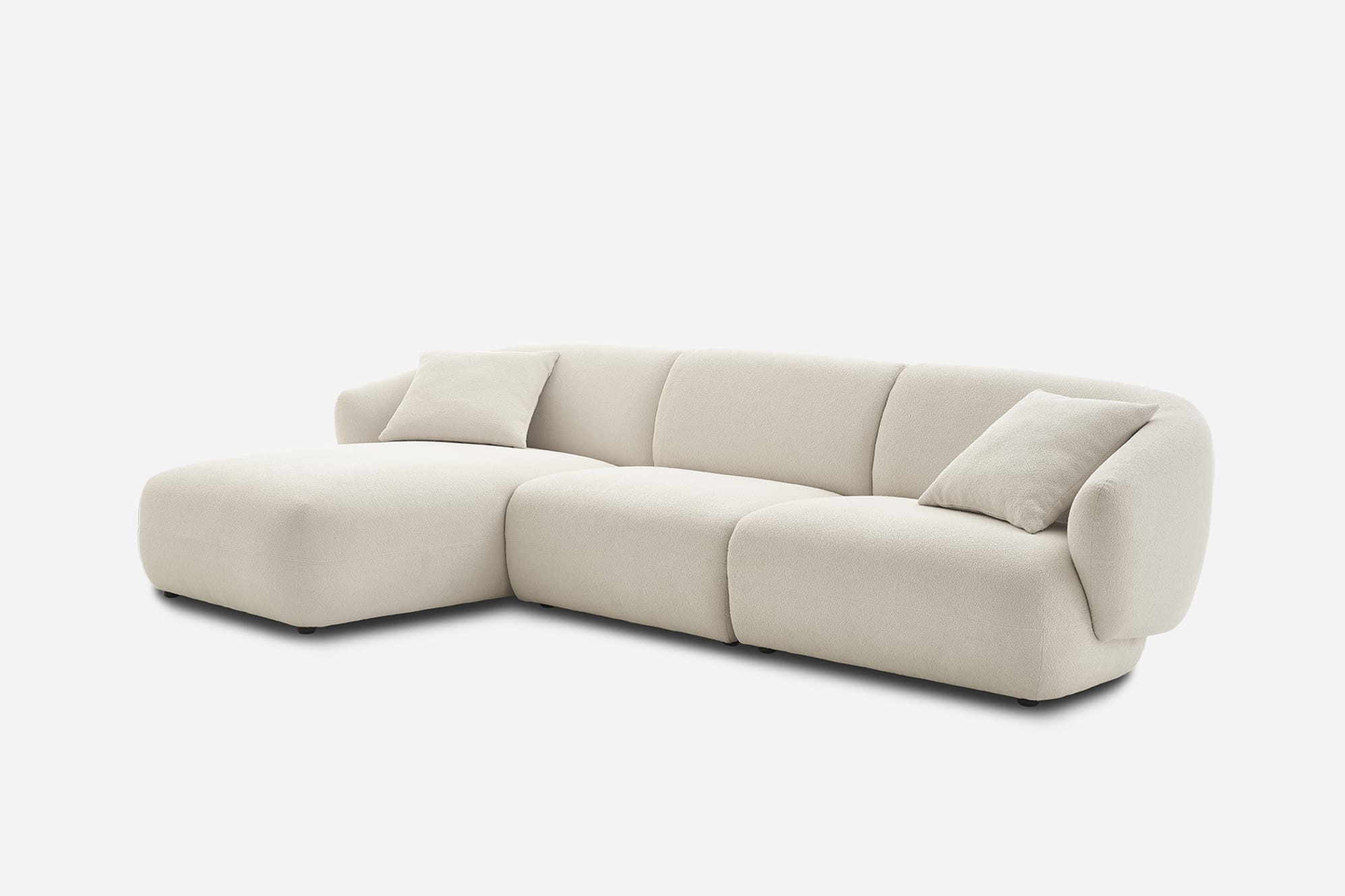Auburn Performance Fabric Chaise Sectional Sofa 9