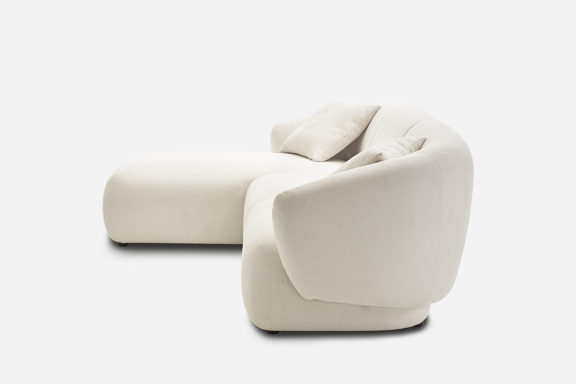 Auburn Performance Fabric Chaise Sectional Sofa 10