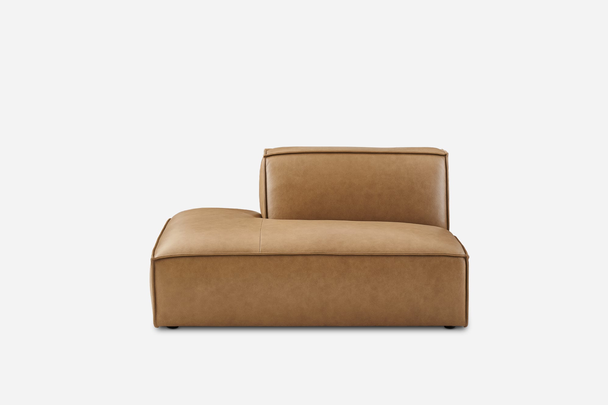 Jonathan Leather Left Chaise Sofa 2