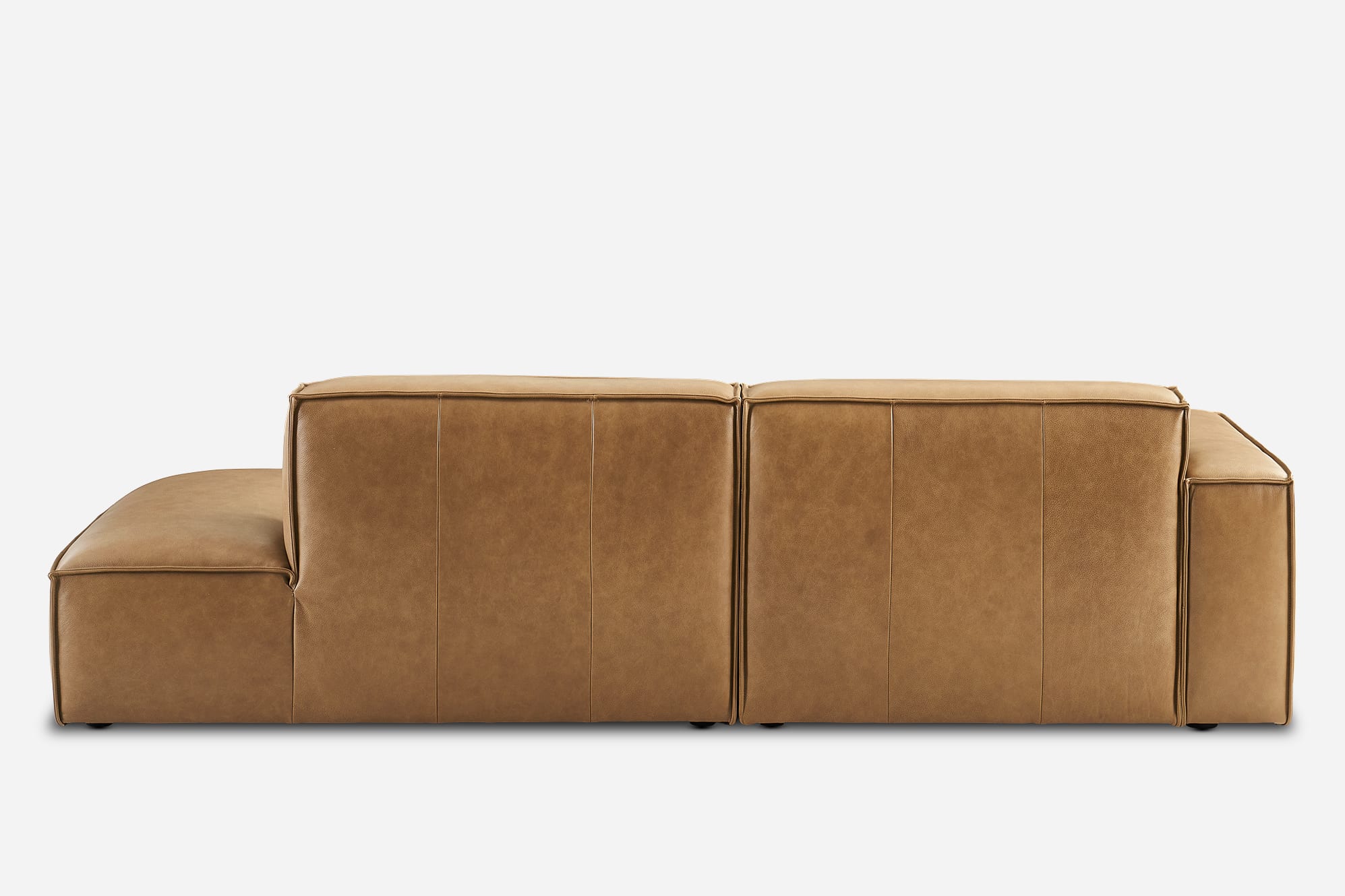 Jonathan Leather Side Chaise Sofa 13