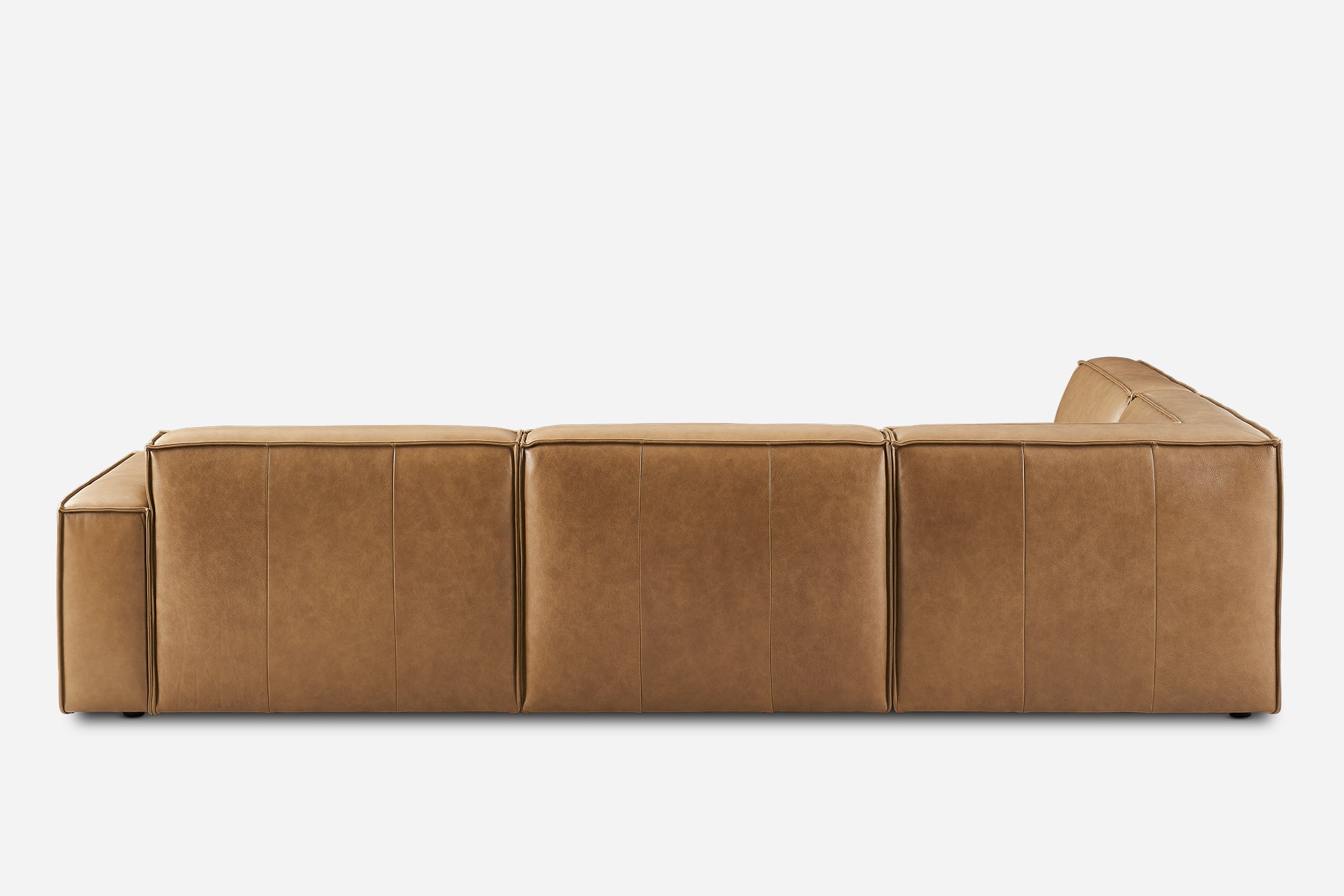 Jonathan Leather Chaise Sectional Sofa 12