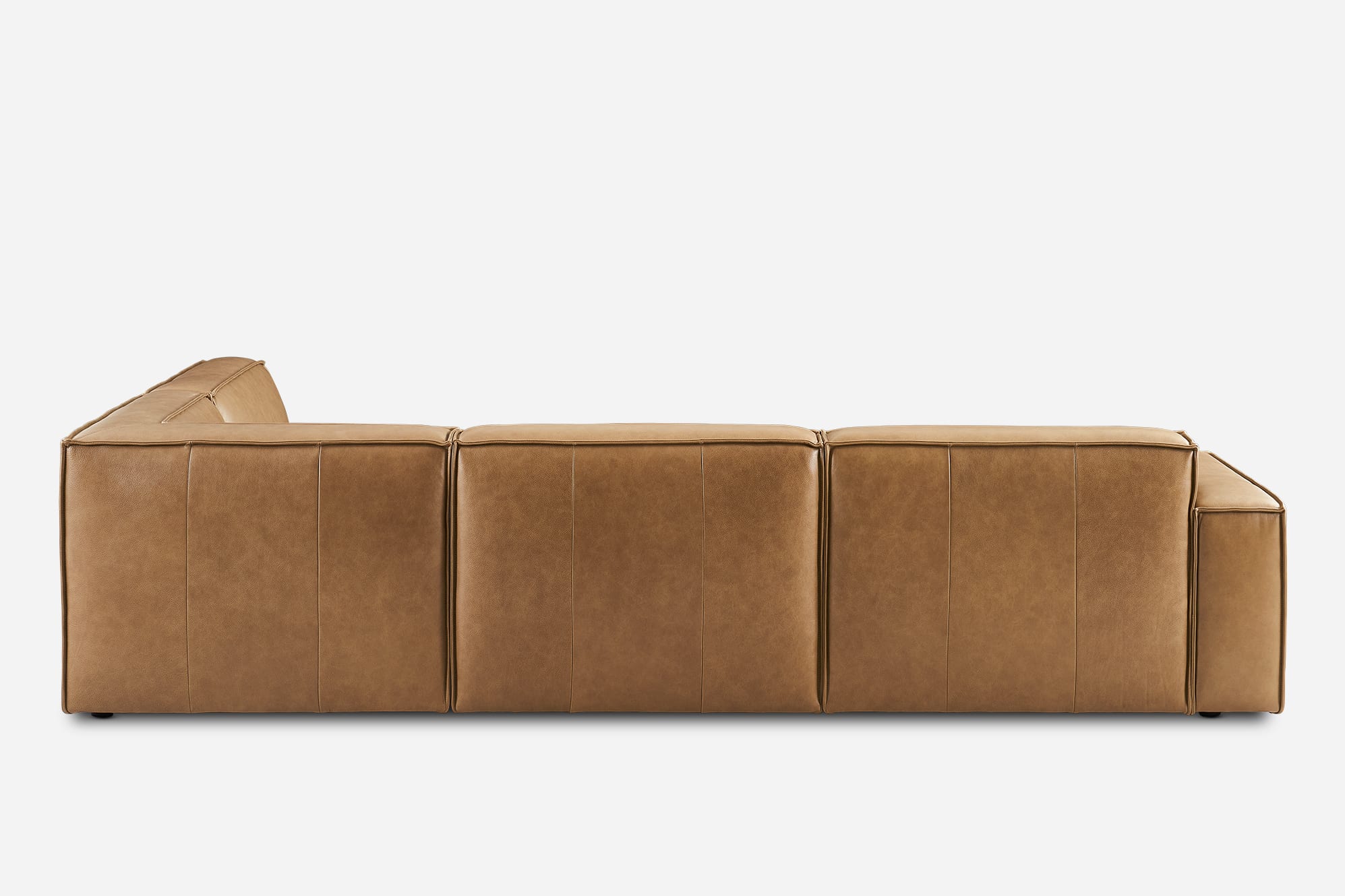 Jonathan Leather Chaise Sectional Sofa 12