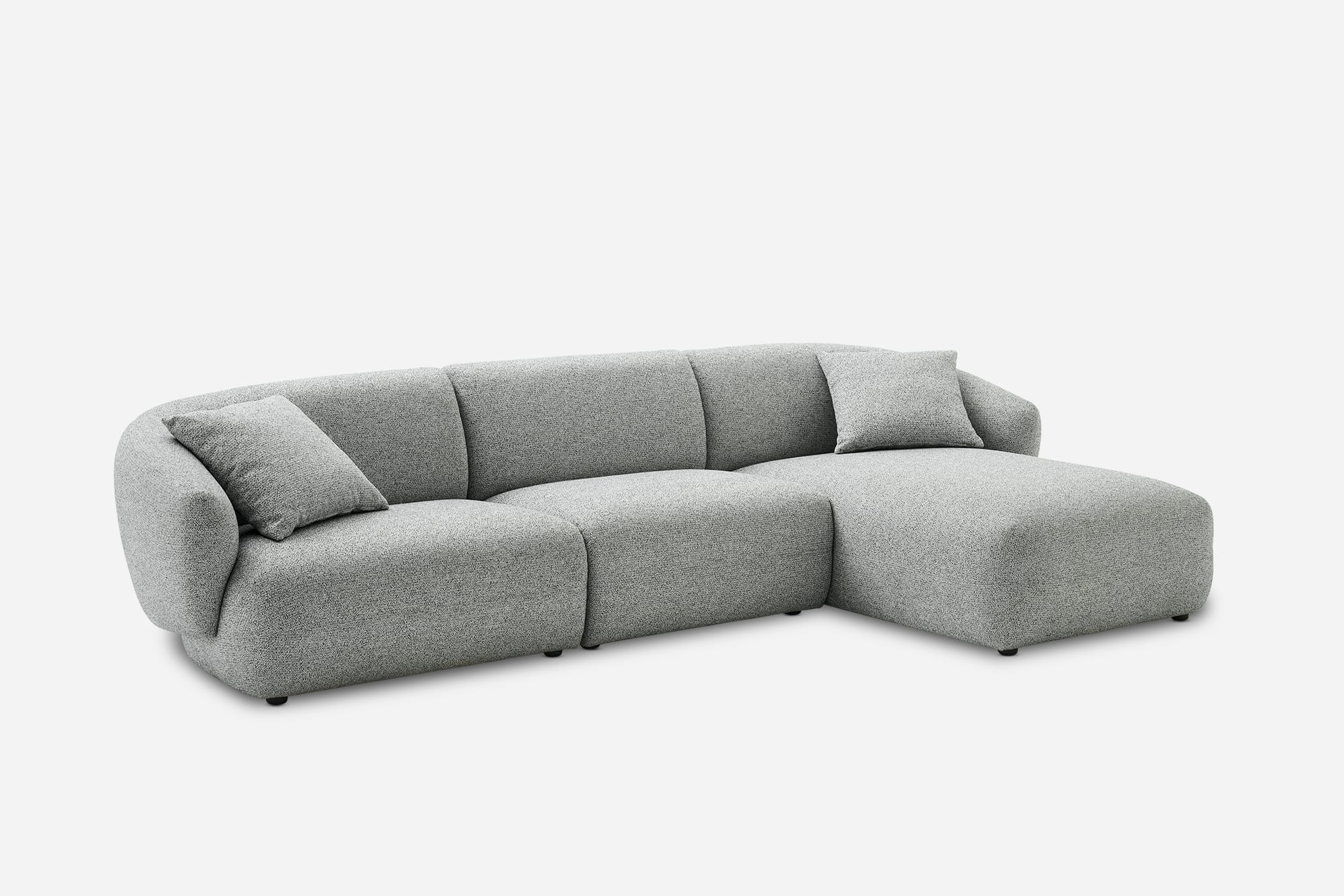 Auburn Performance Fabric Chaise Sofa 11