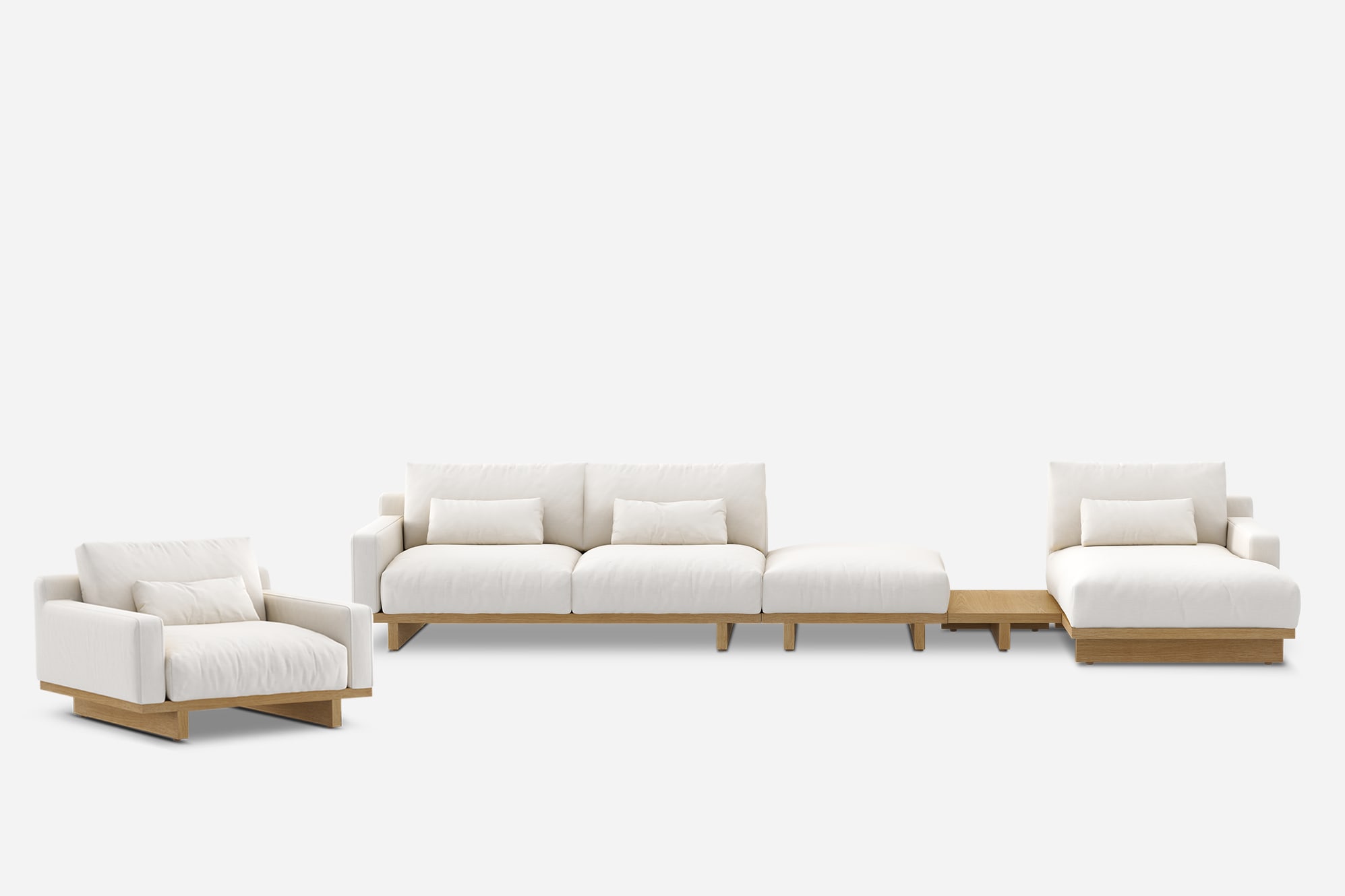 Mori Build-Your-Own Living Room Set, 4-5 Seater 2