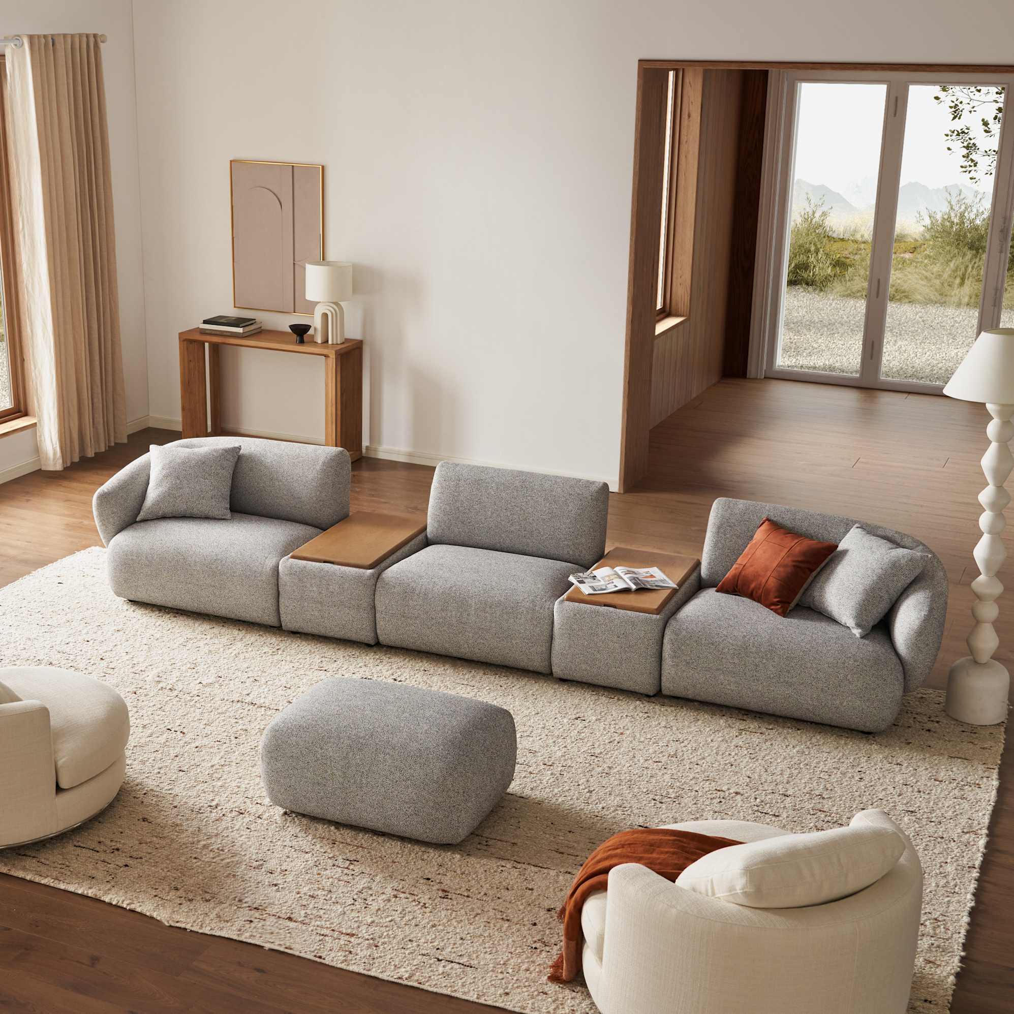 Auburn Build-Your-Own Living Room Set, 3-4 Seater 2