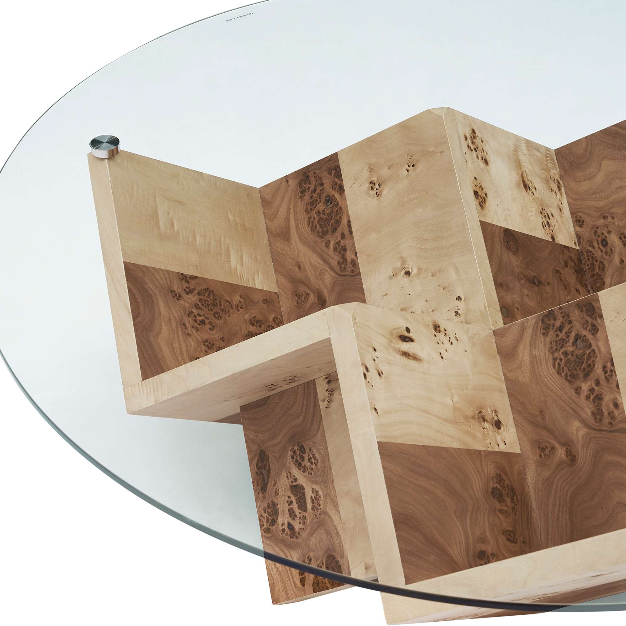 Cupid Burl Wood Coffee Table 4