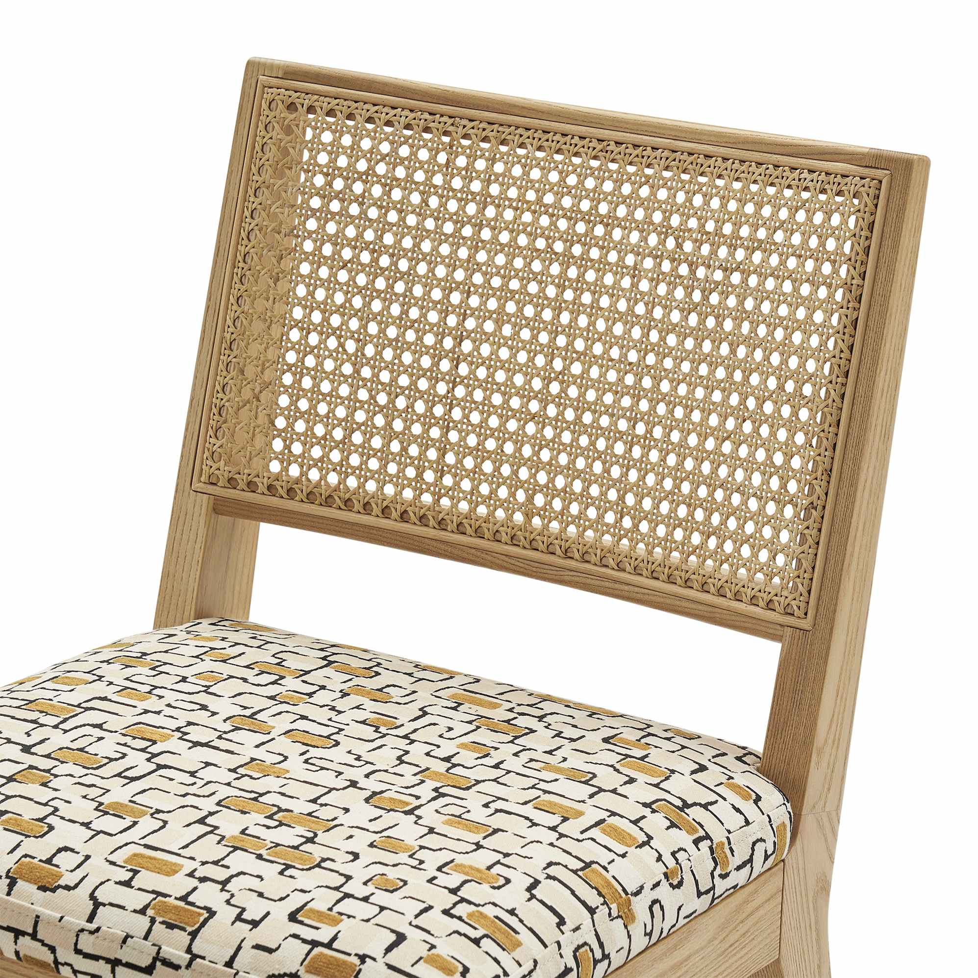 Sloane Cane Chair with Armrest 5