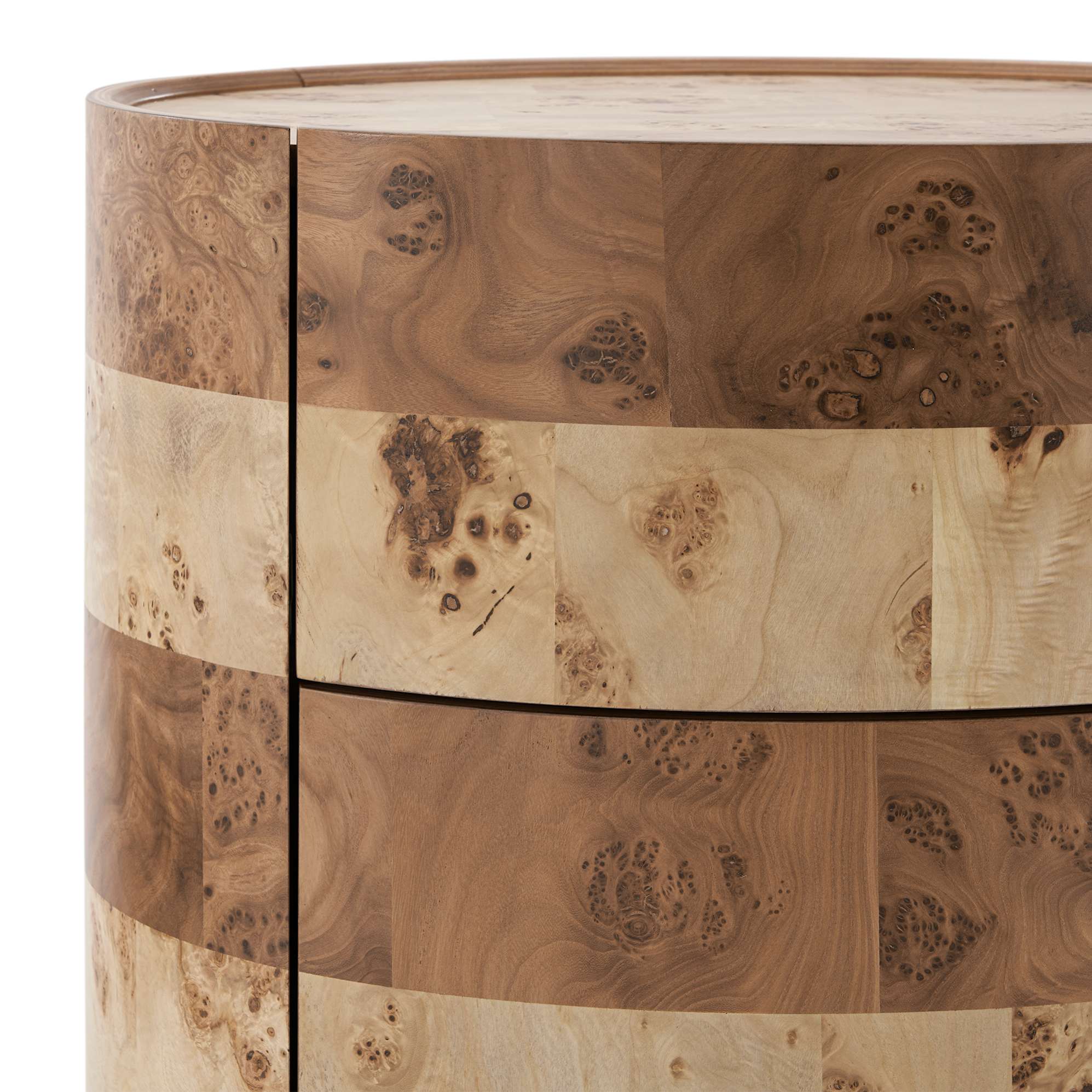 Mika Burl Wood Side Table 4