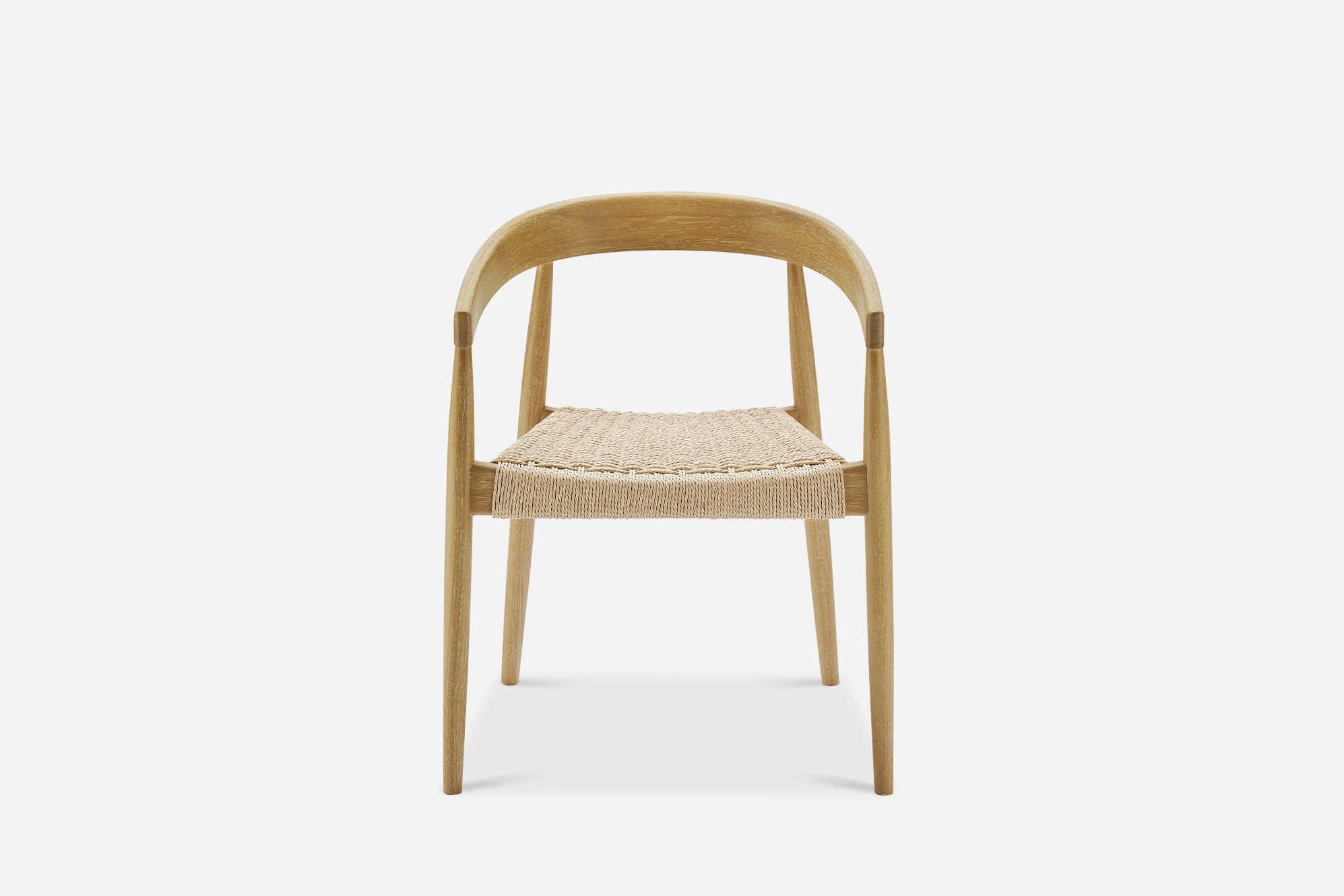 Austen Dining Arm Chair, White Wash 8