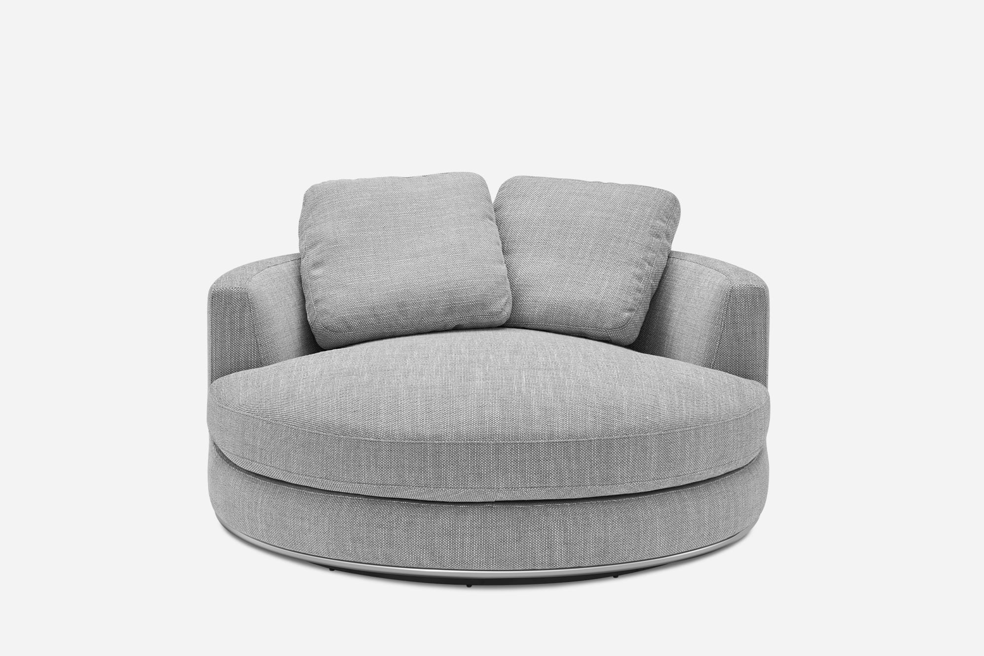 Hamilton Round Swivel 1.5 Seater Armchair 1