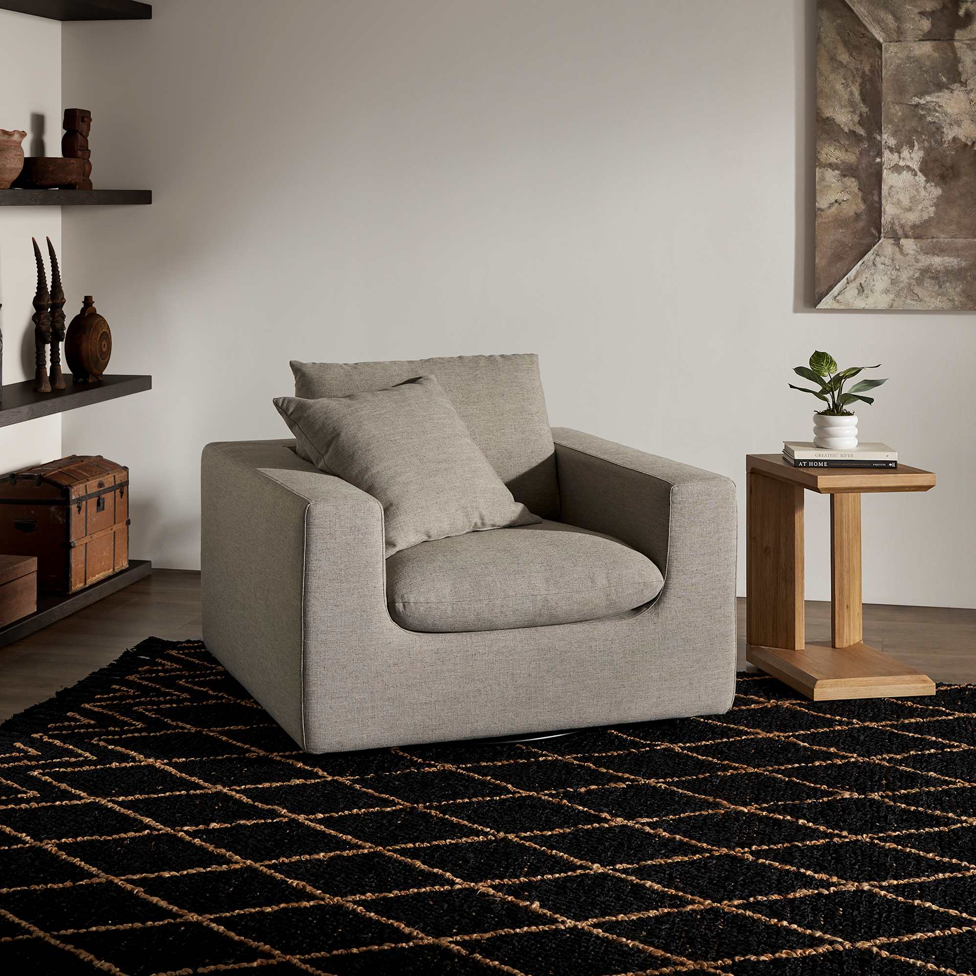 Dawson Swivel Armchair 0