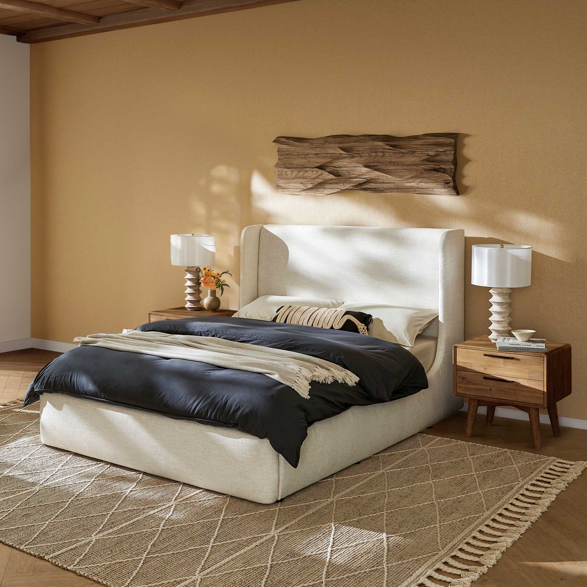 Dalton Bed with Seb Bedroom Storage 0