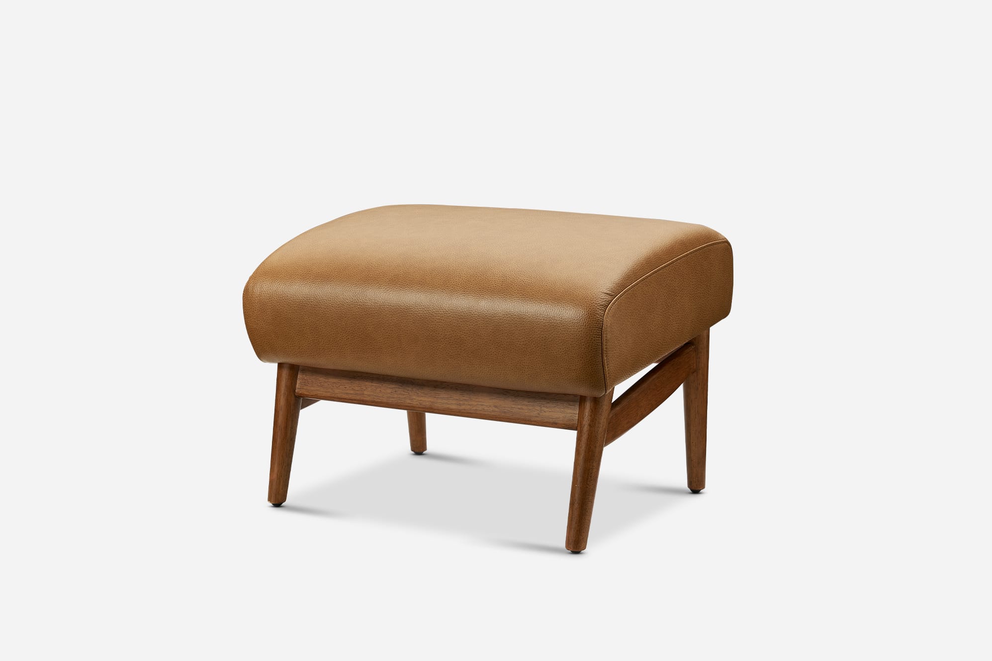 Desmond Leather Ottoman 1
