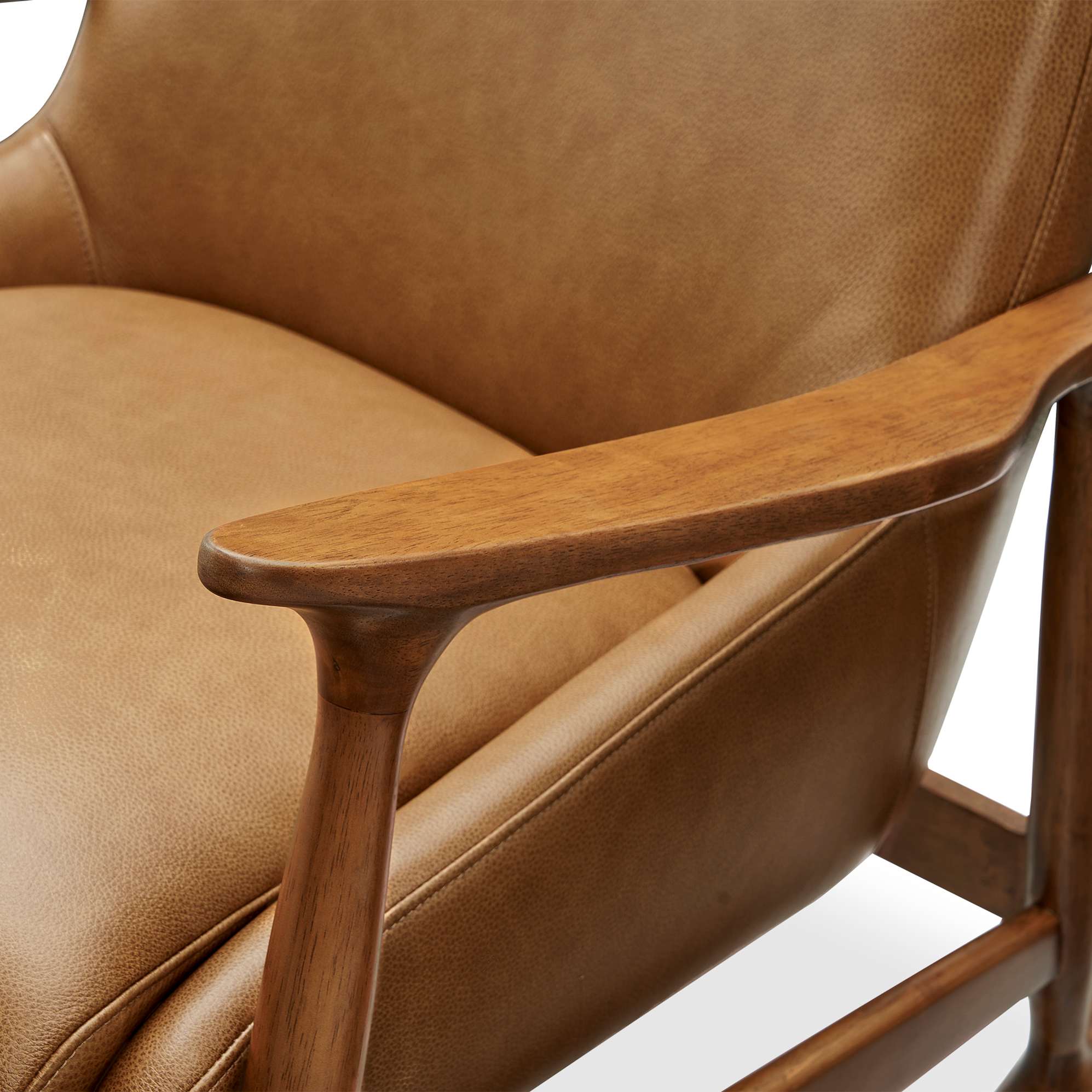 Desmond Leather Rocking Armchair 3