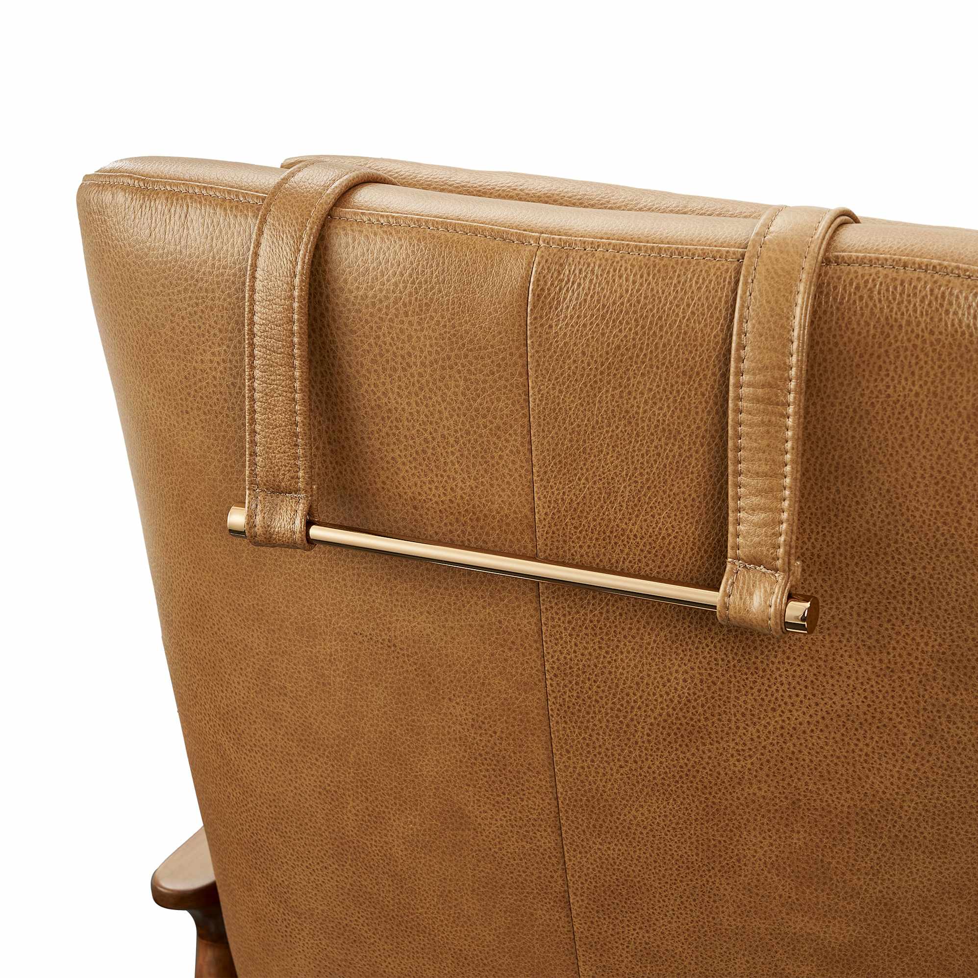 Desmond Leather Rocking Armchair 4