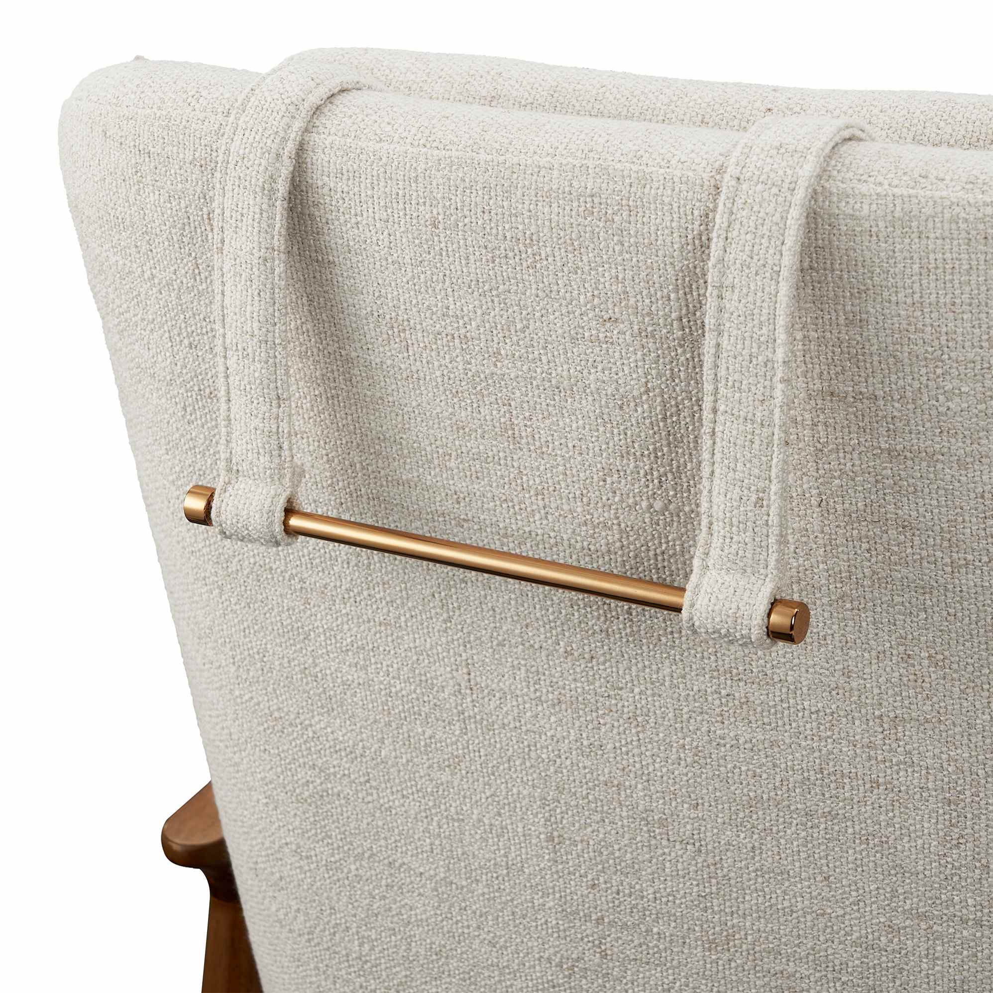 Desmond Rocking Armchair with Ottoman 4