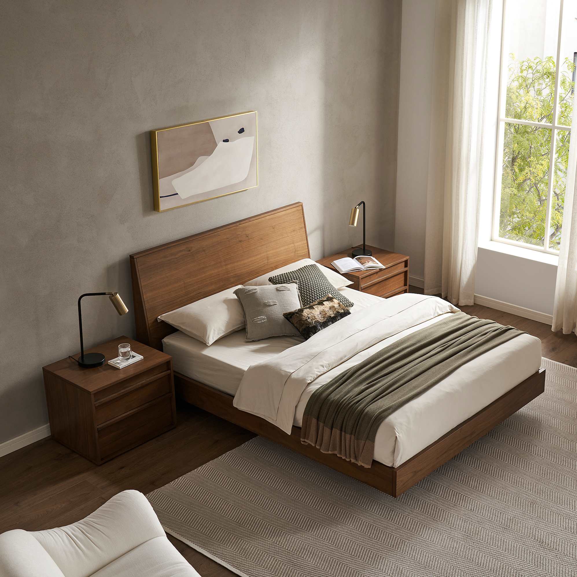 Joseph Bed, Walnut 2