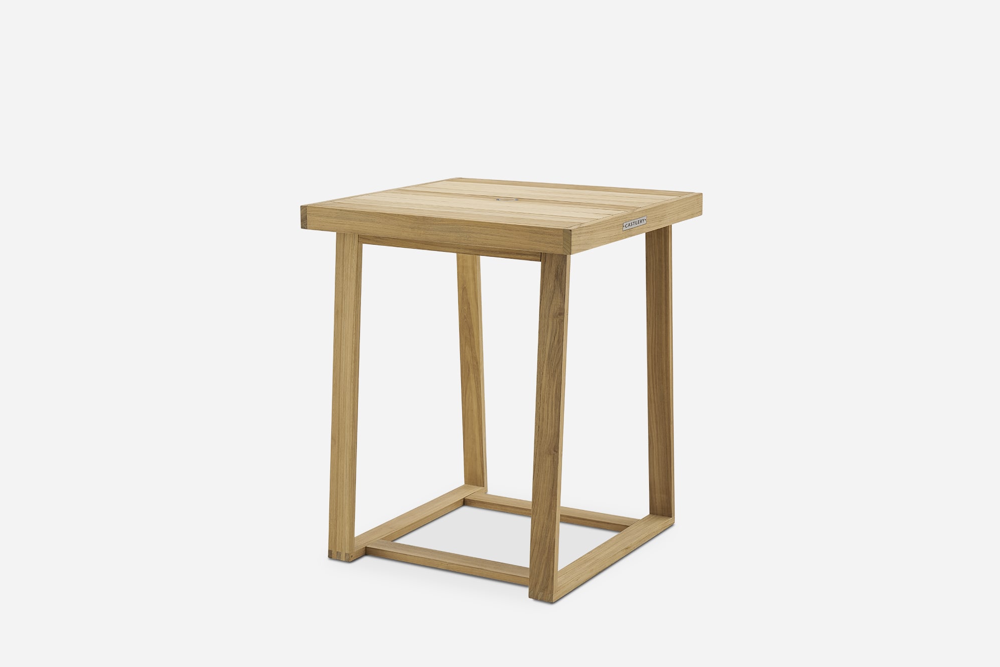 Rio Outdoor Teak Square Bar Table 1