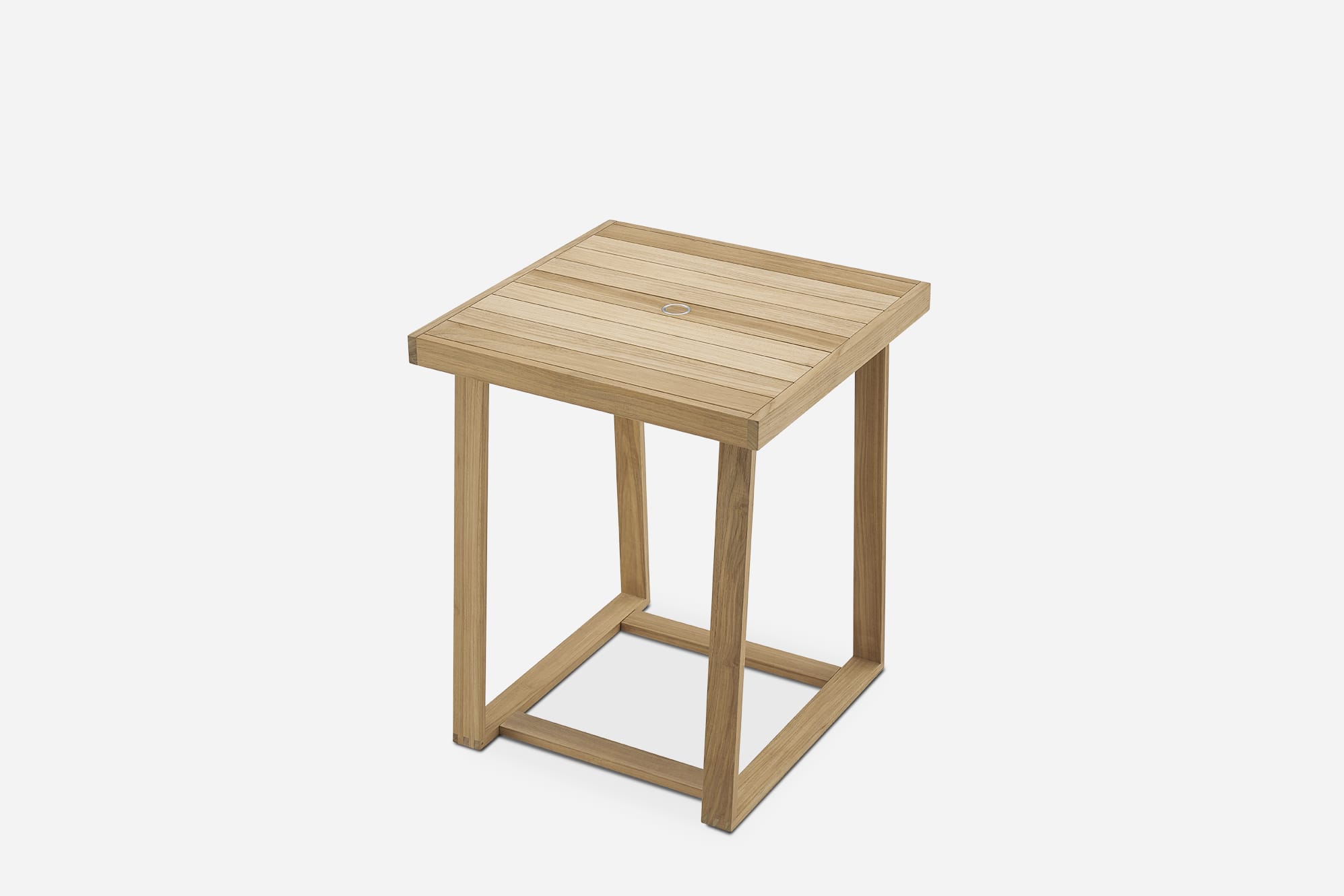 Rio Outdoor Teak Square Bar Table 5