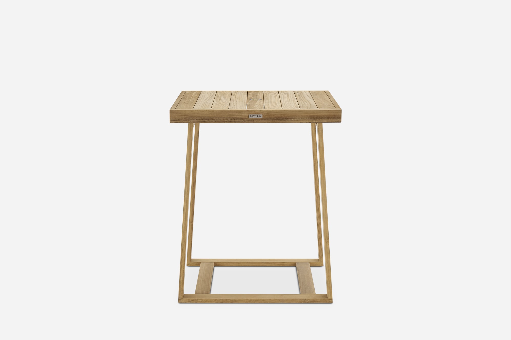 Rio Outdoor Teak Square Bar Table 7