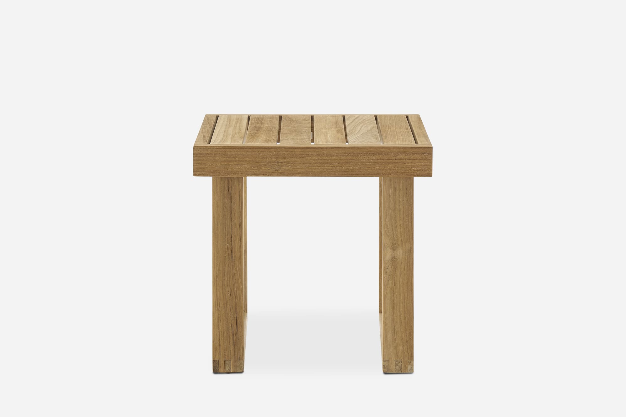 Rio Outdoor Teak Square Side Table 8