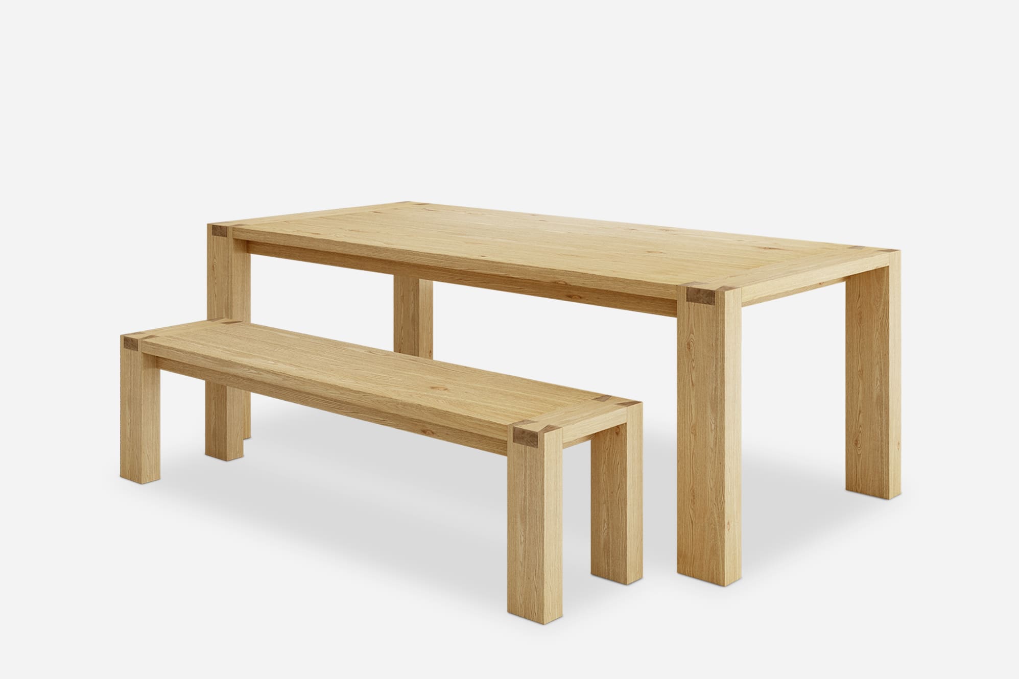 Bradley Dining Table with Bench Set 1
