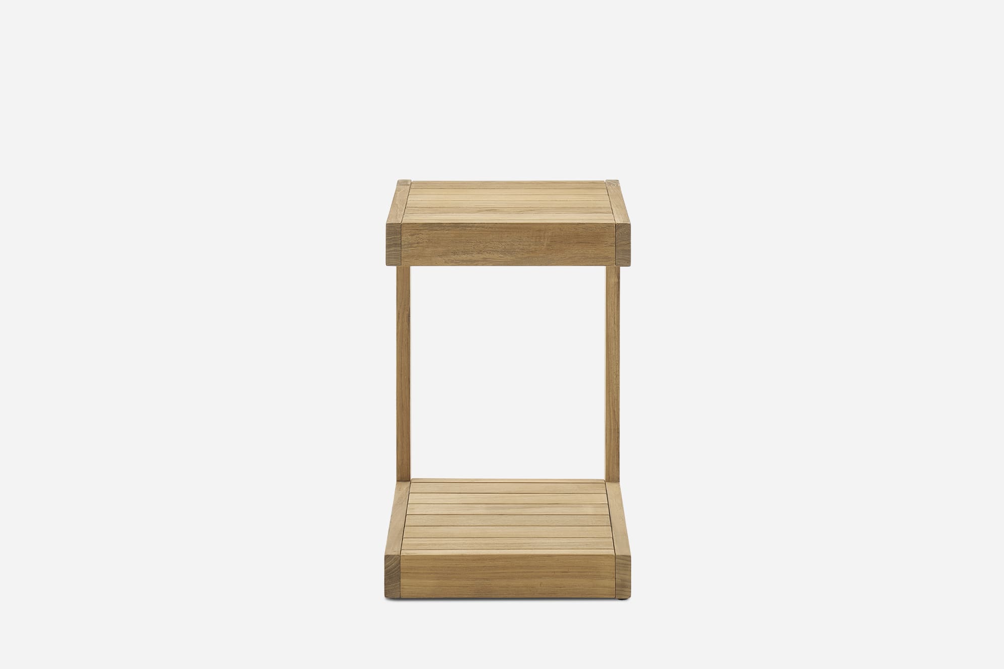Rio Outdoor Teak C-Side Table 10