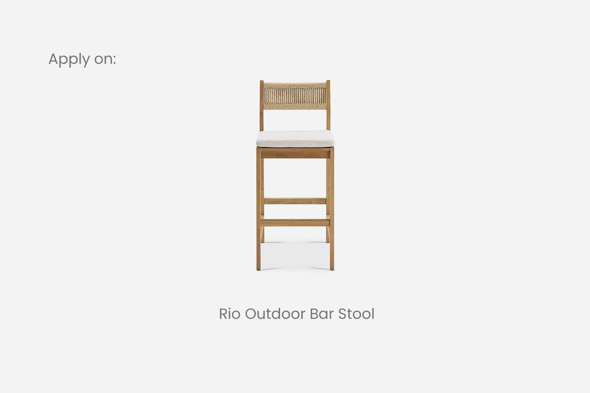 Rio Outdoor Bar Stool Set Cover 4