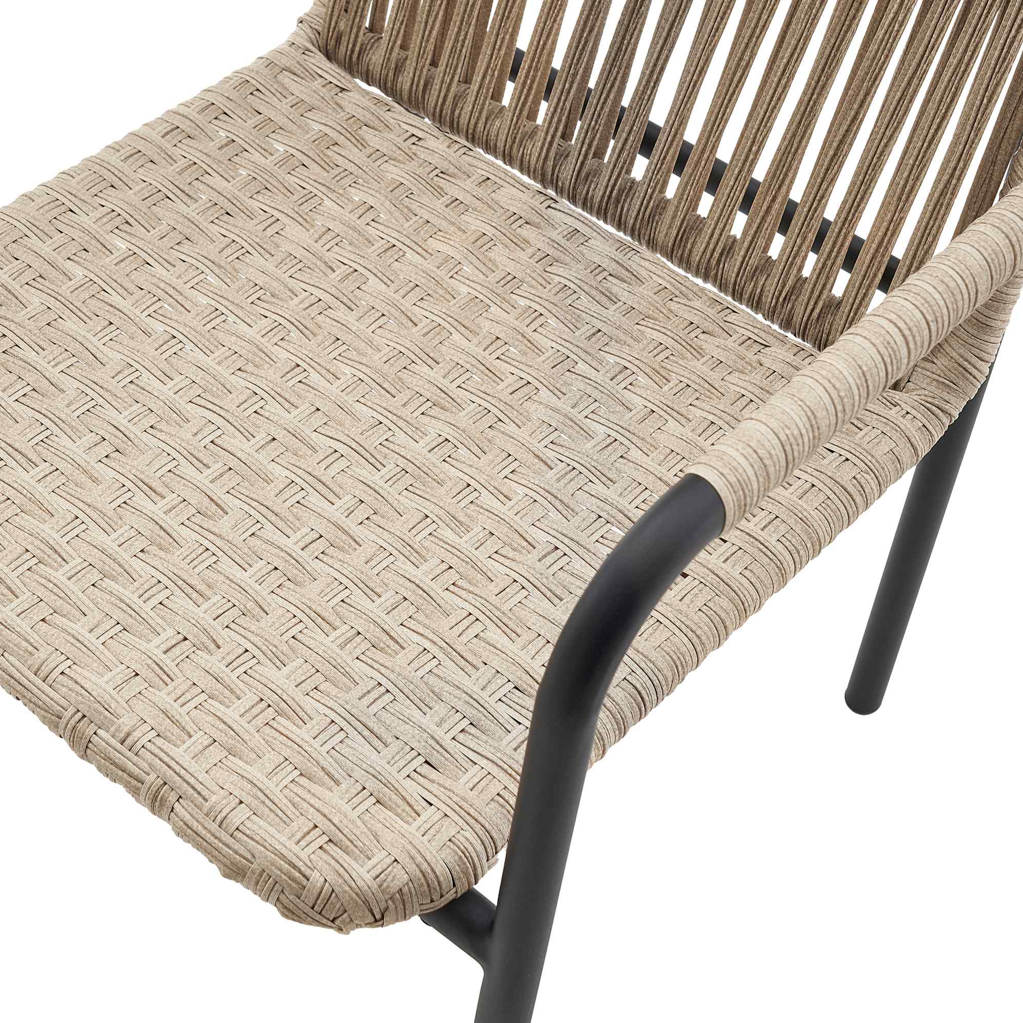 Sierra Outdoor Dining Table with 6 Chairs 5