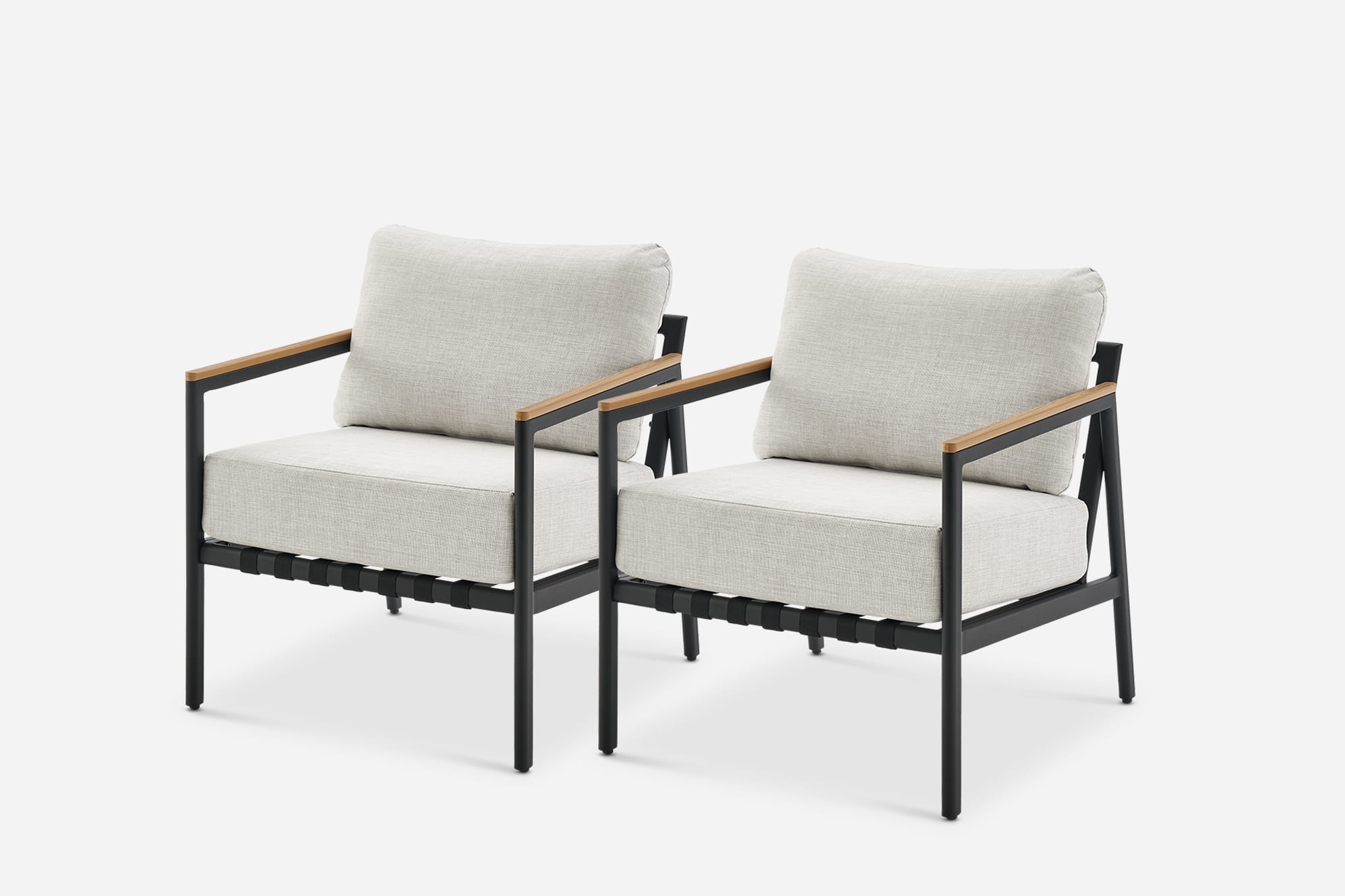 Sorrento Outdoor Lounge Chair Set 0
