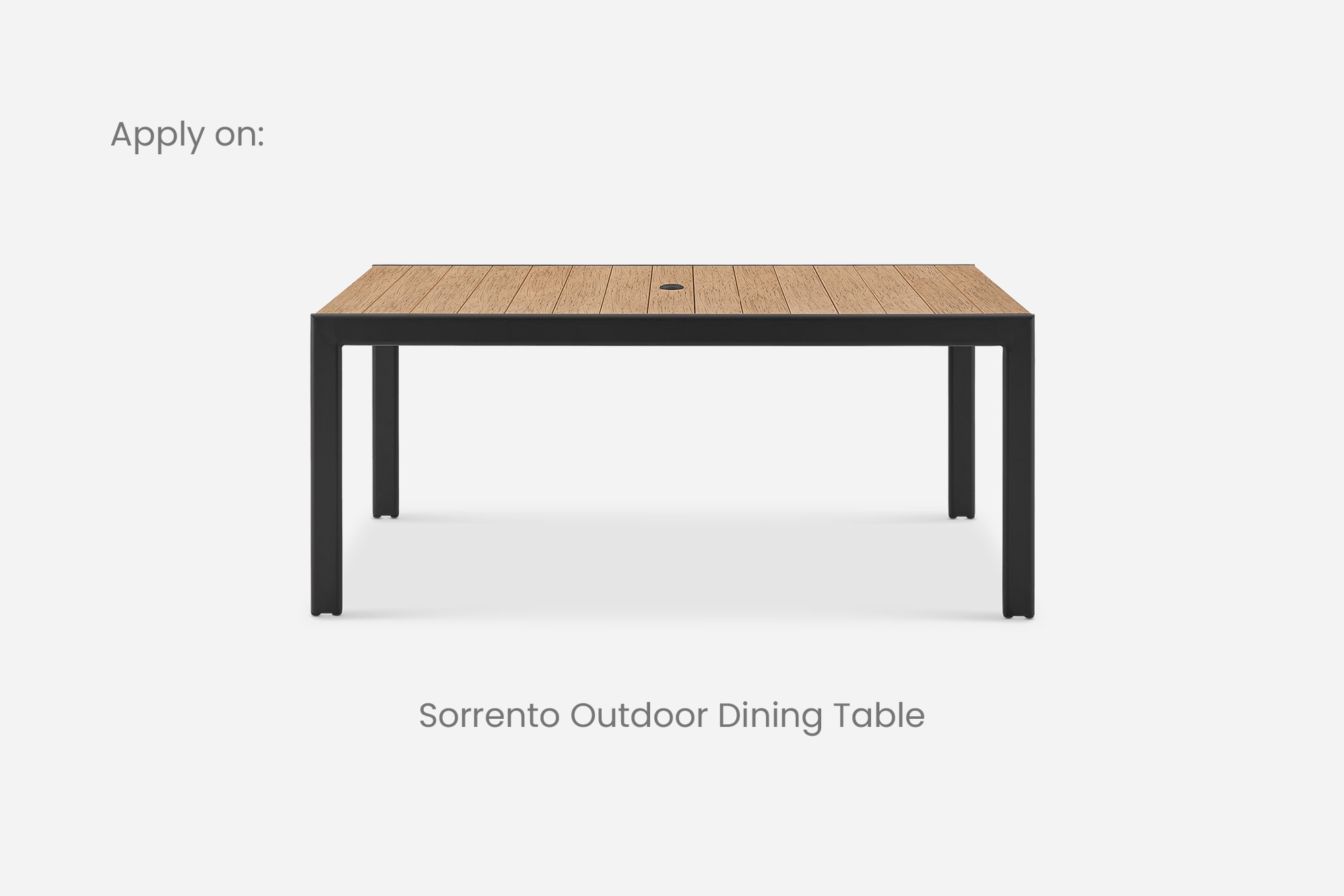 Sorrento Outdoor Dining Table Cover 4