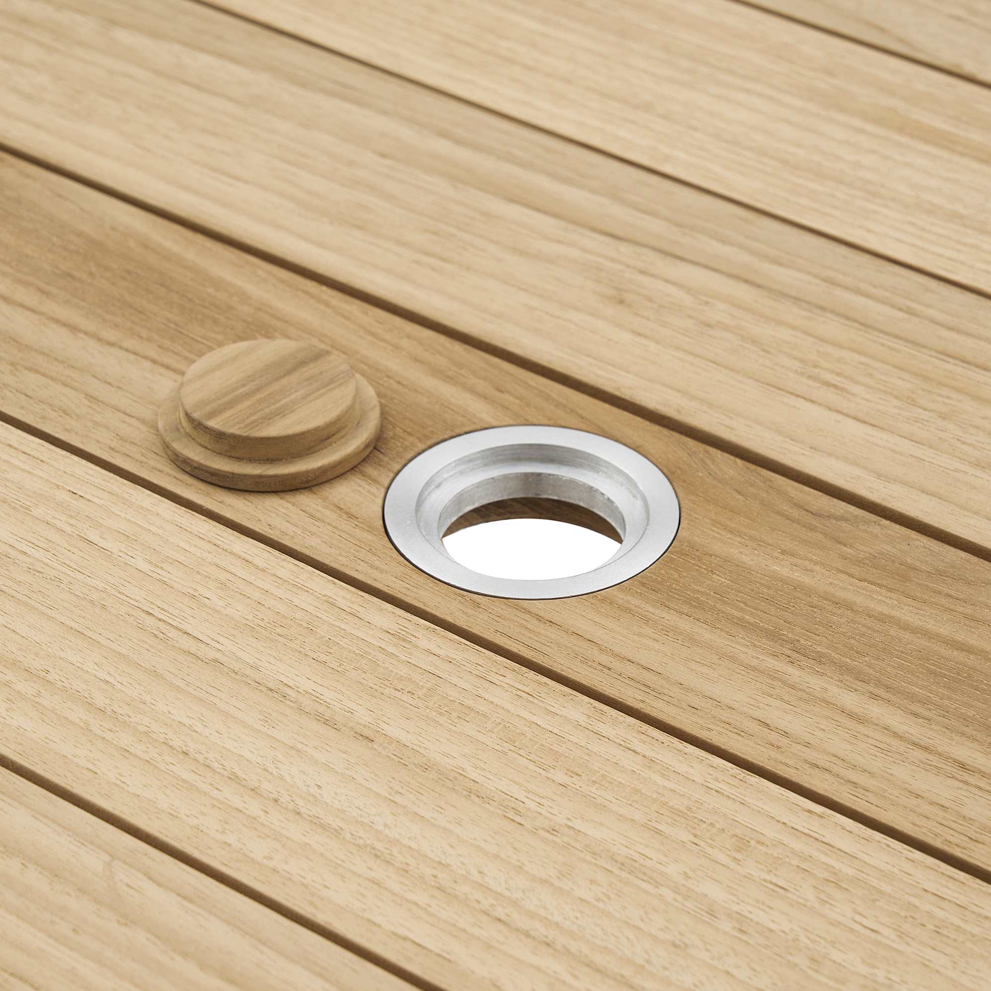 Rio Outdoor Teak Square Bar Table 3