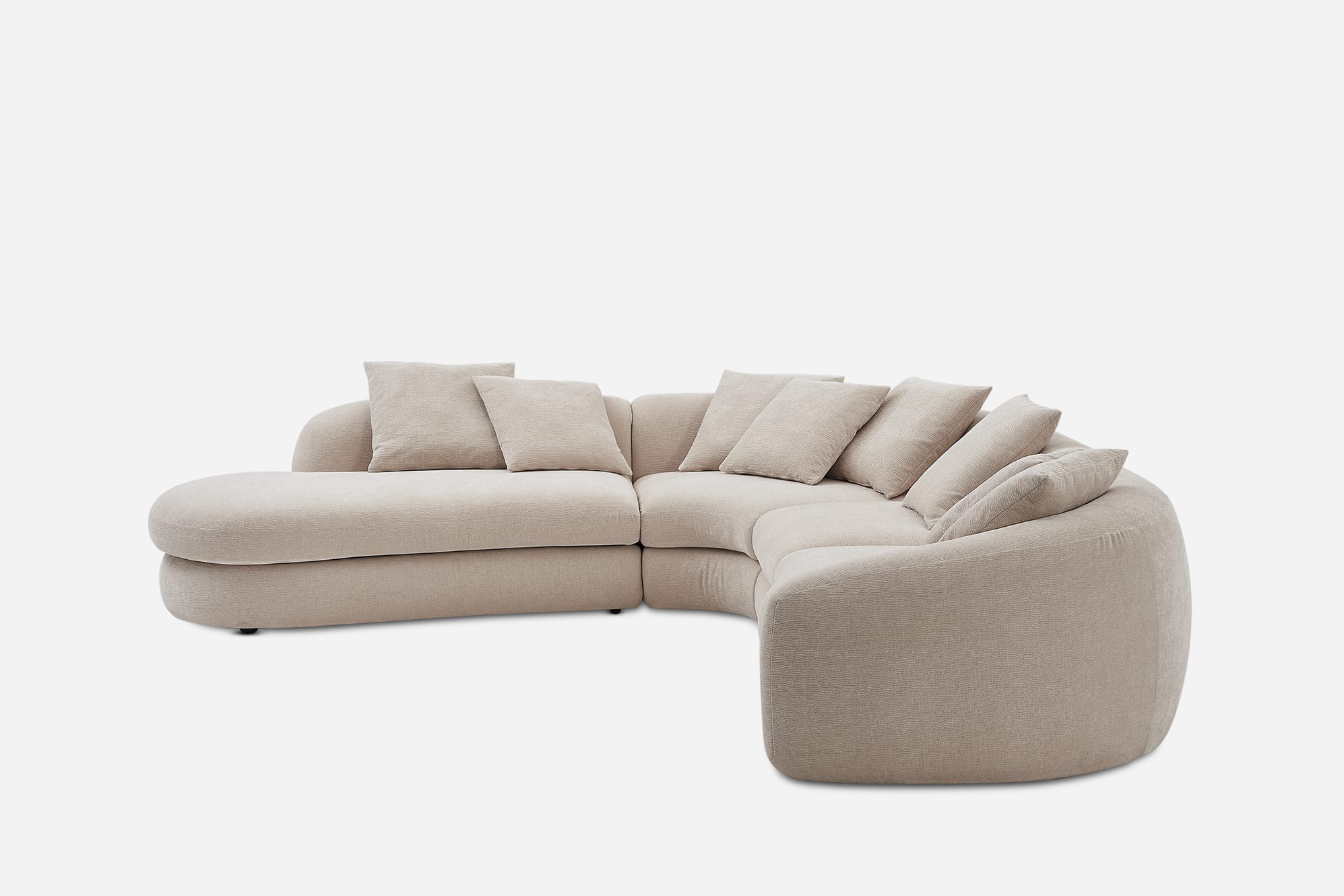 Fable Performance Fabric Extended Chaise Sectional Sofa 11