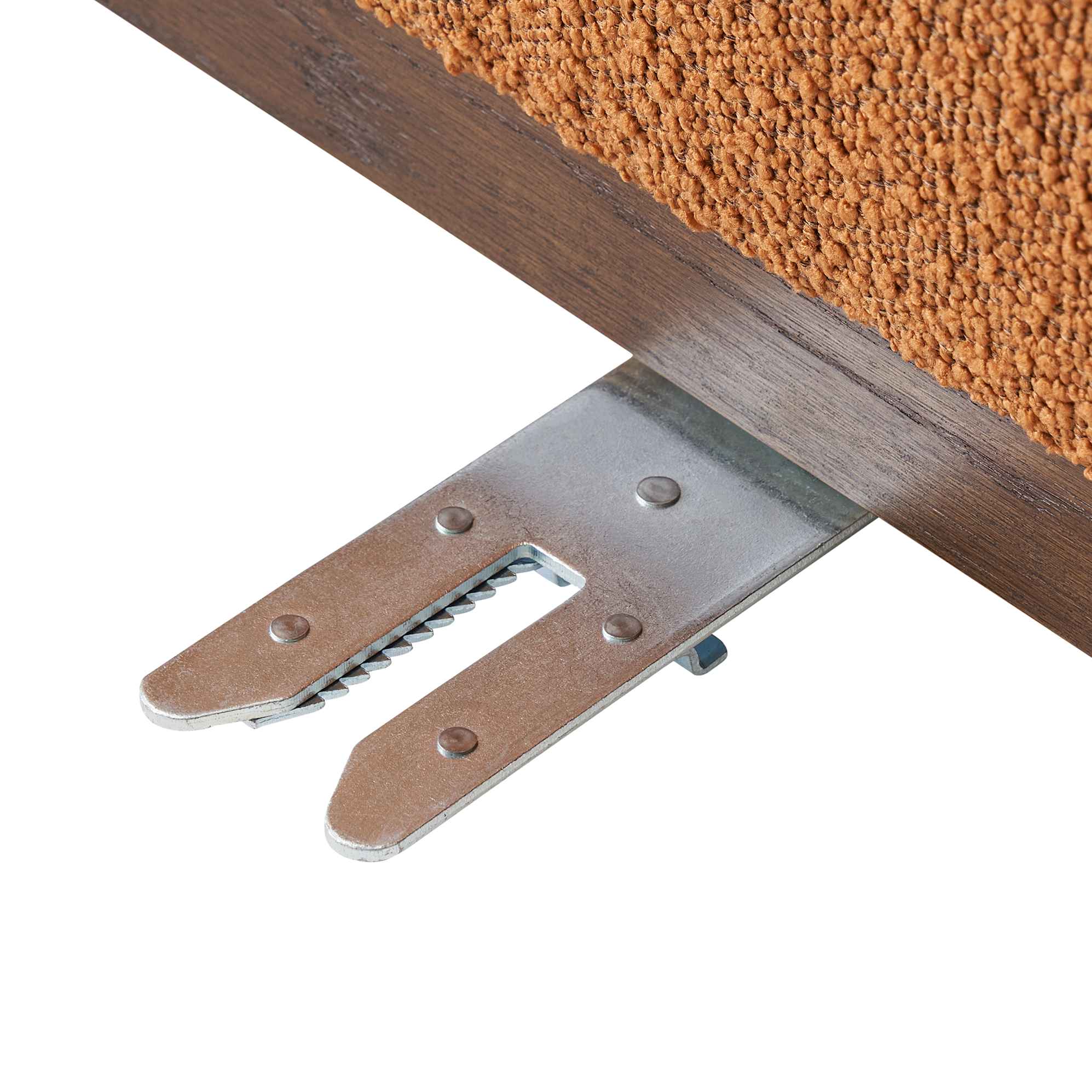 Marlow Performance Bouclé Armless 2 Seater Sofa 8