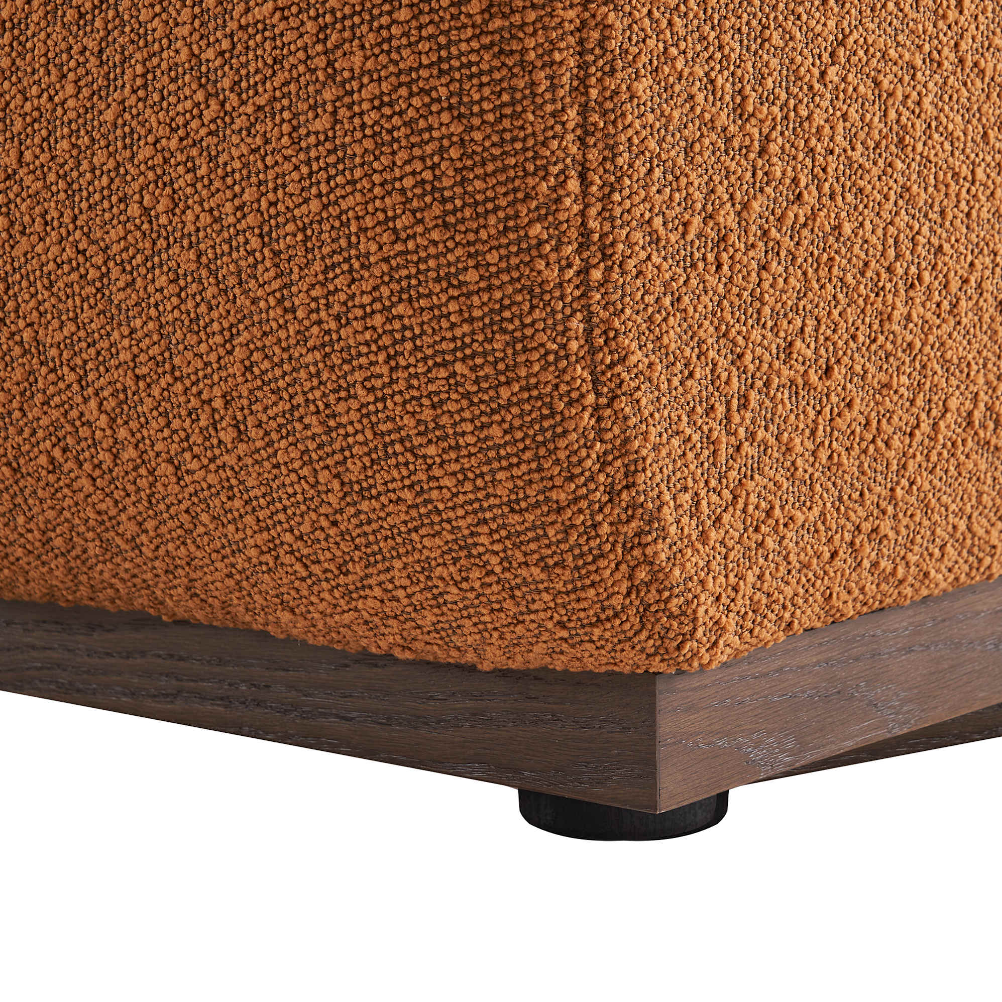 Marlow Performance Bouclé Armless 2 Seater Sofa 7