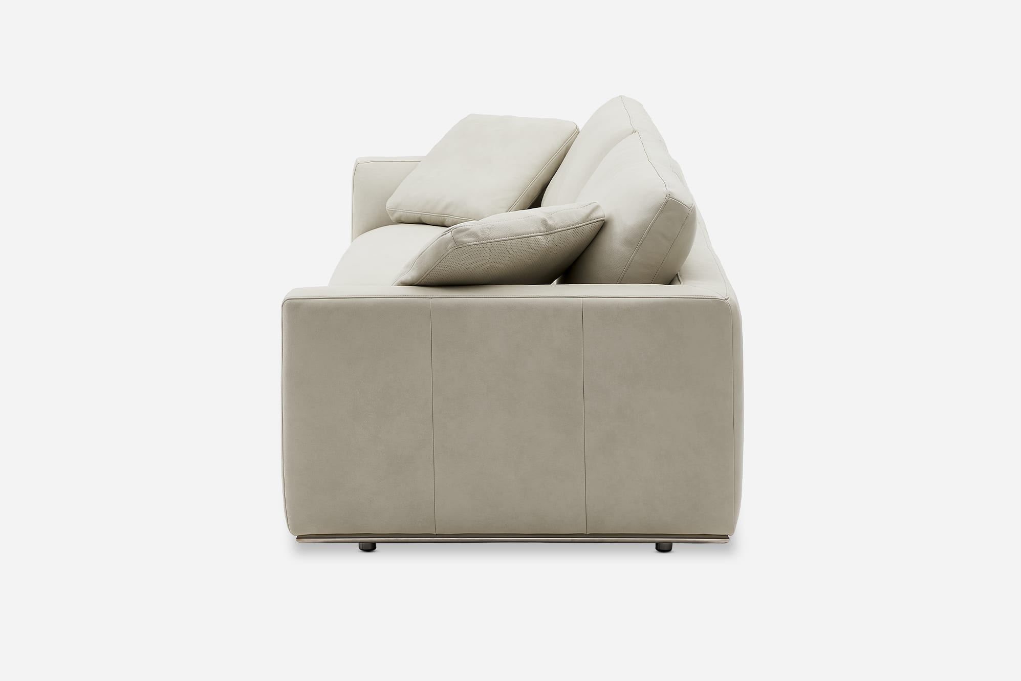 Hamilton Leather 3 Seater Sofa 9