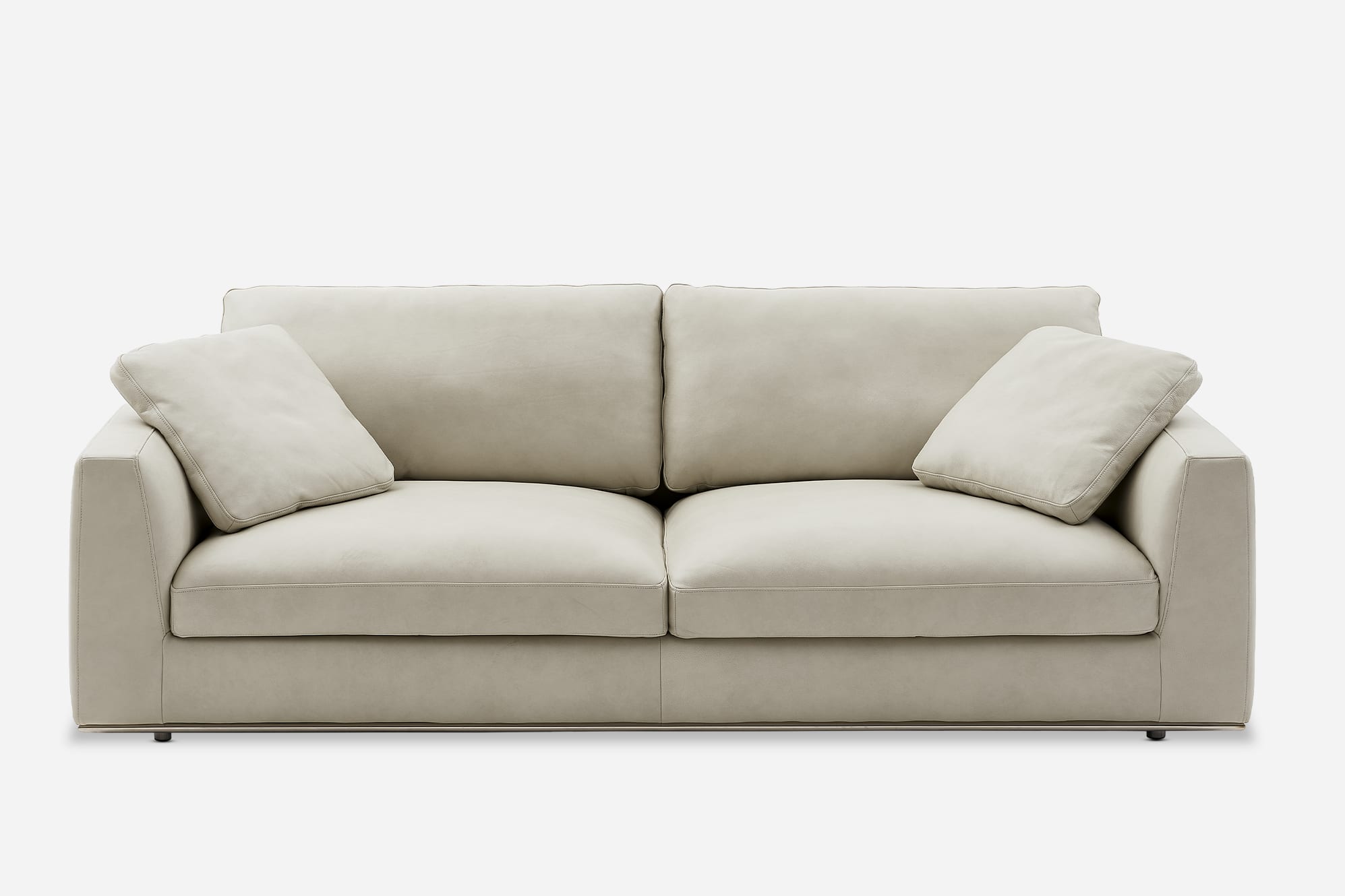 Hamilton Leather 3 Seater Sofa 1