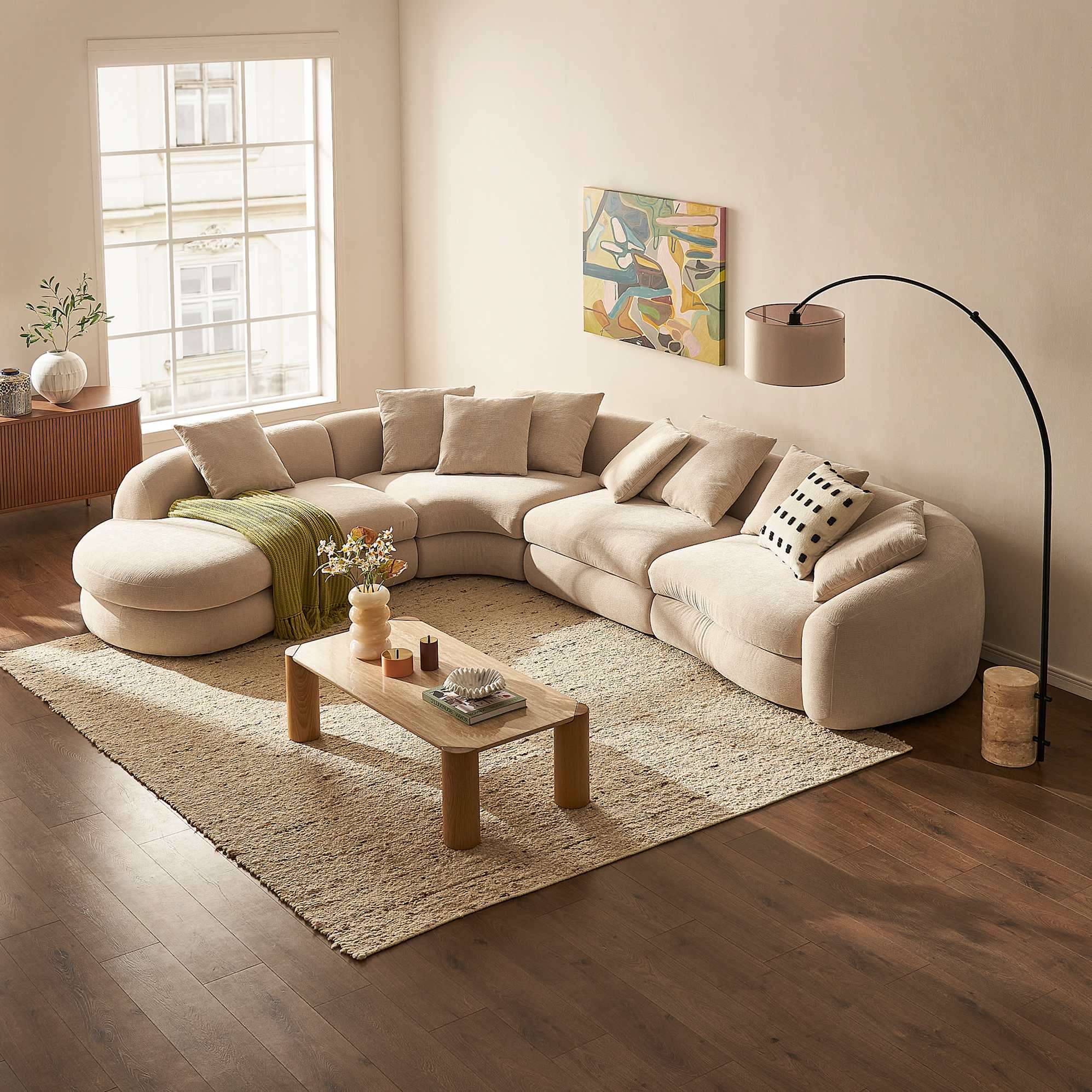Fable Performance Fabric Right Arm Sofa 2