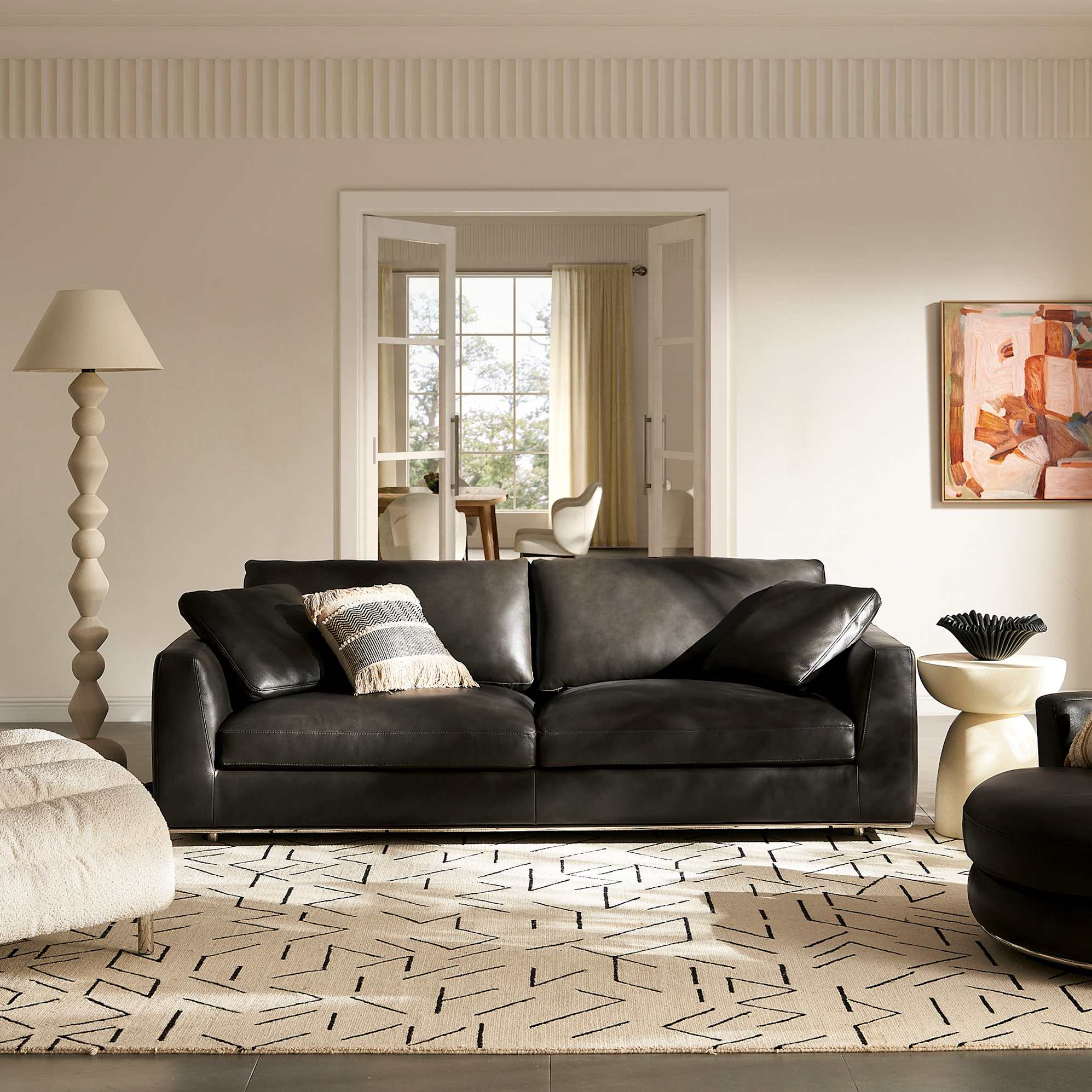 Hamilton Leather Sofa 0