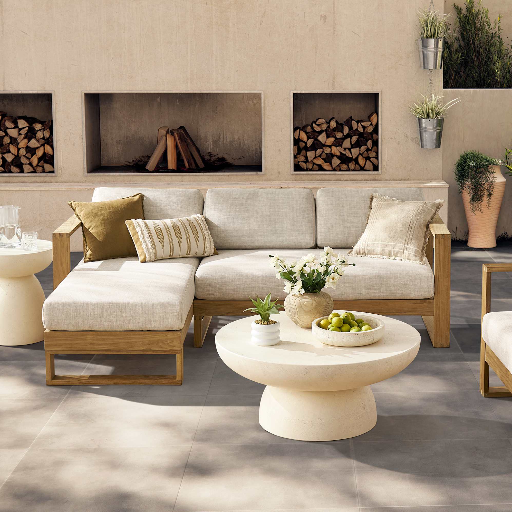 Rio Outdoor Left Chaise Sofa 2