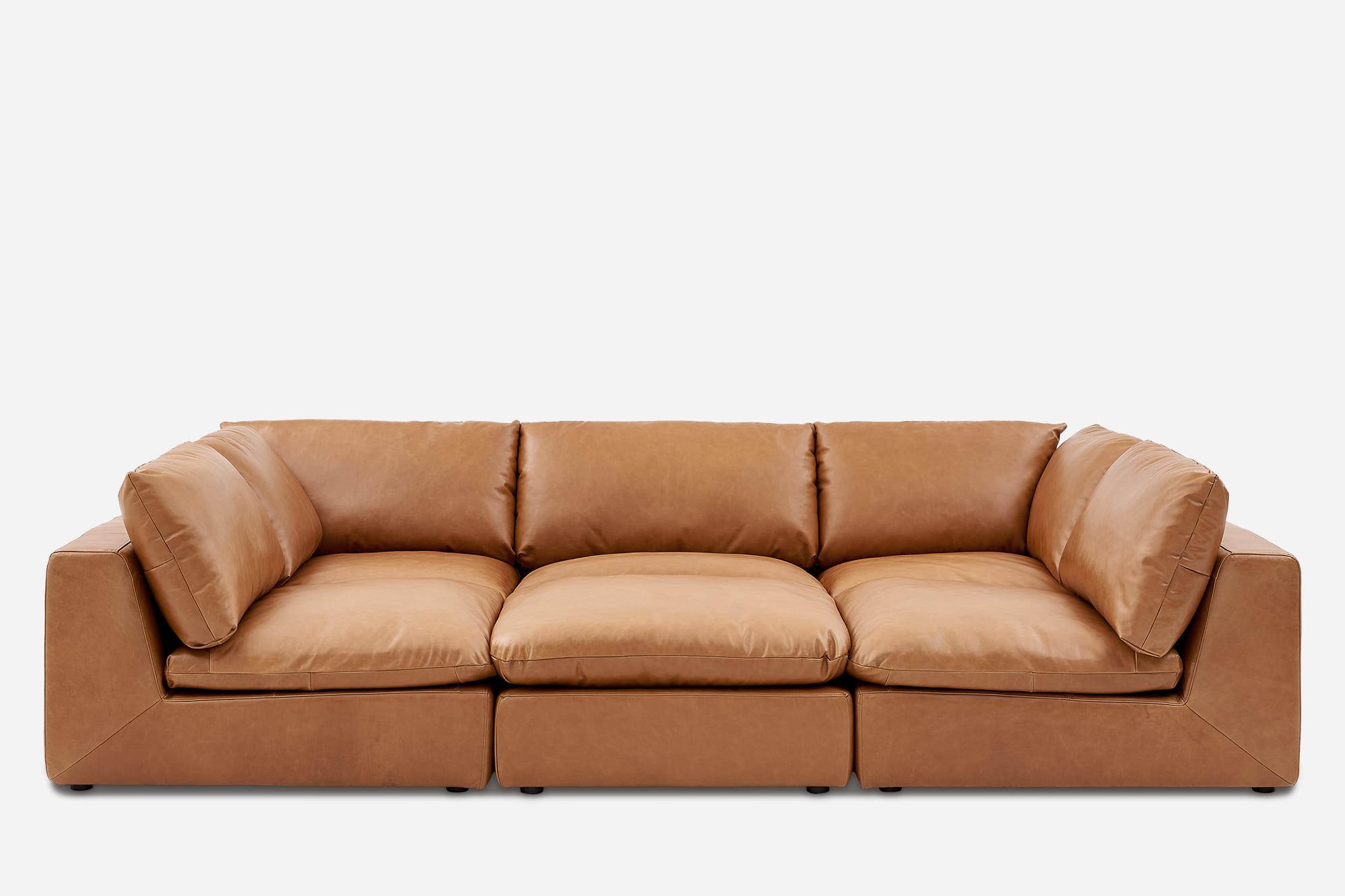 Dawson Leather Pit-Sectional Sofa 11