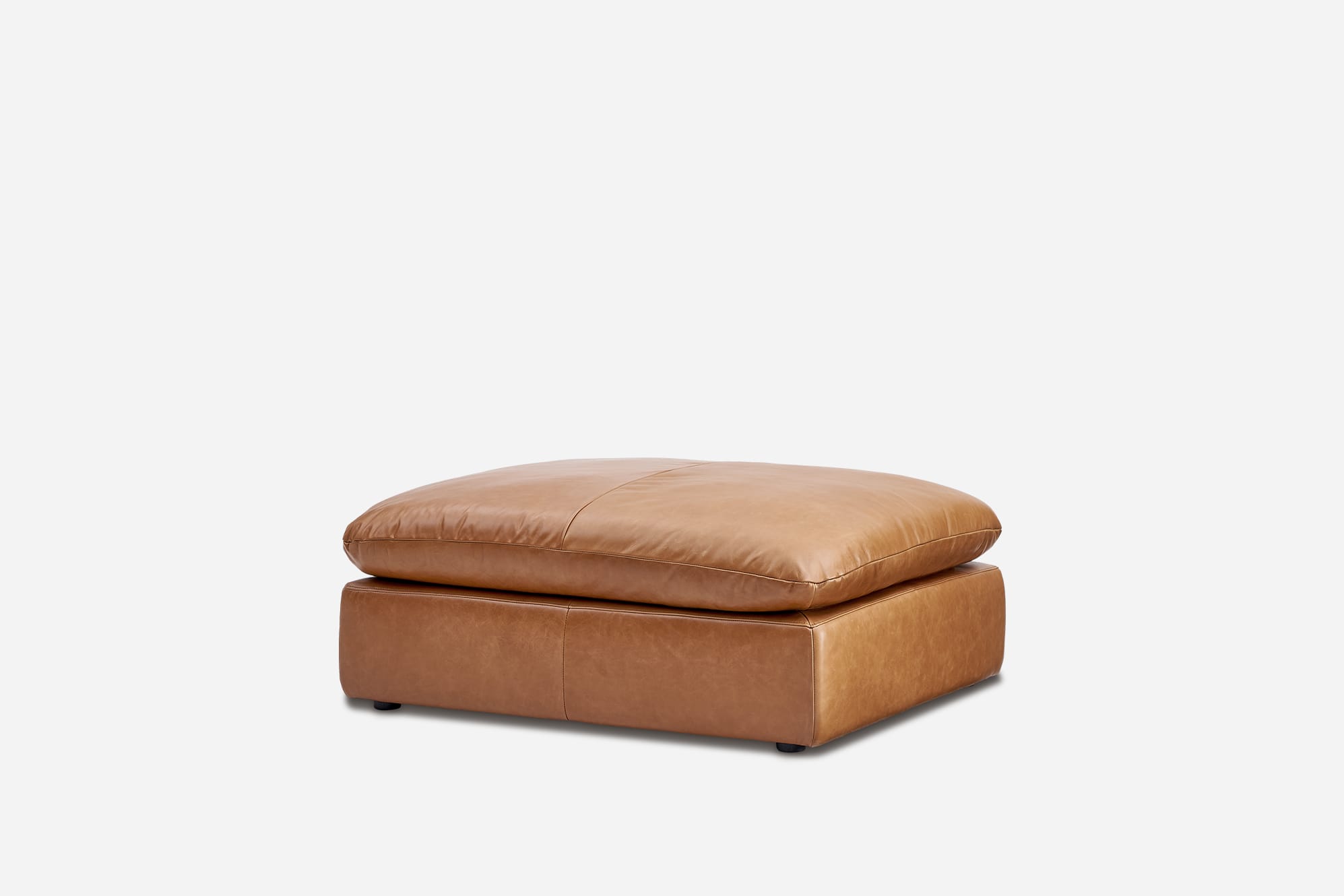 Dawson Leather Large Ottoman 6