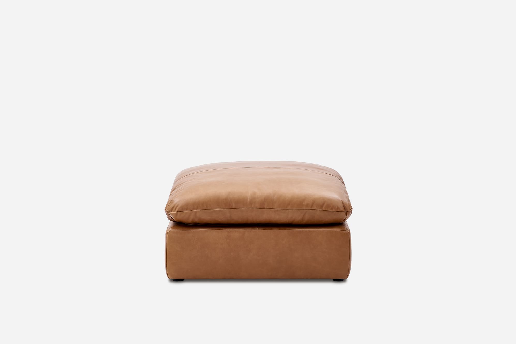 Dawson Leather Large Ottoman 7